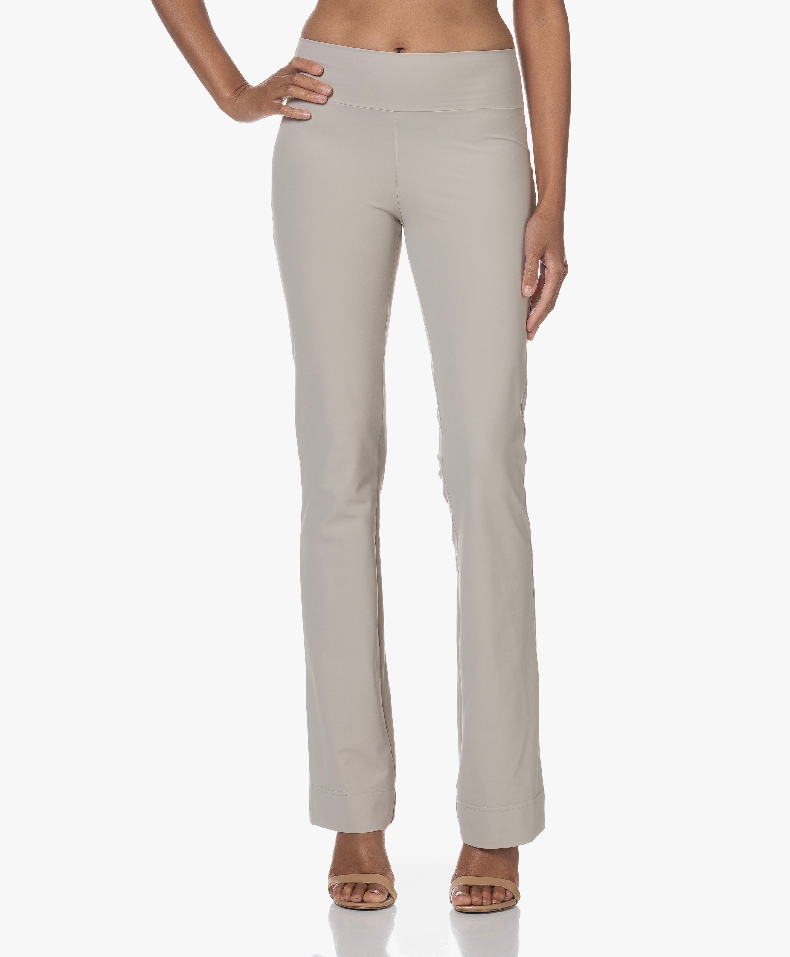 Zaya Flared Travel Jersey Broek