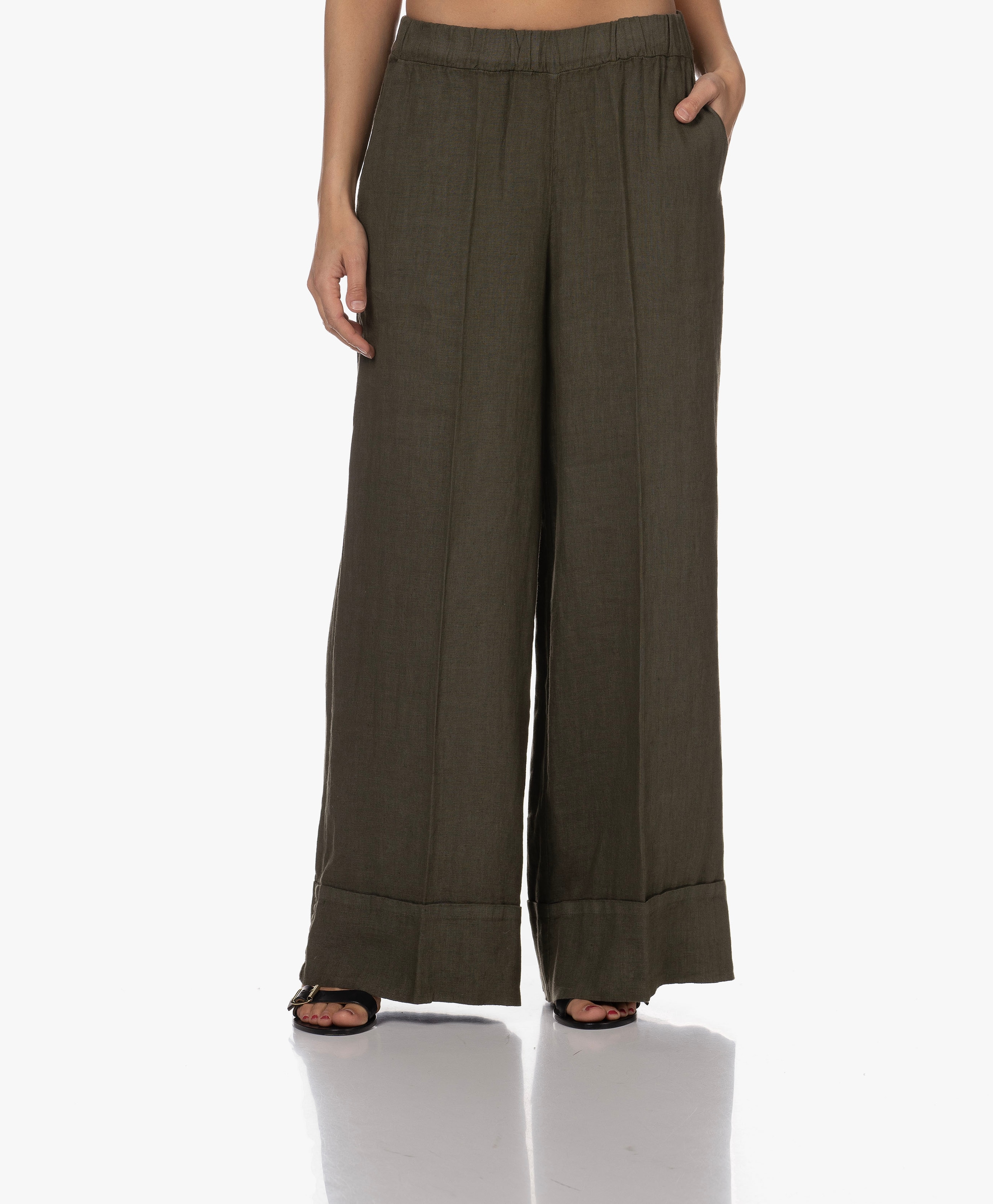 Wijde Linnen Broek