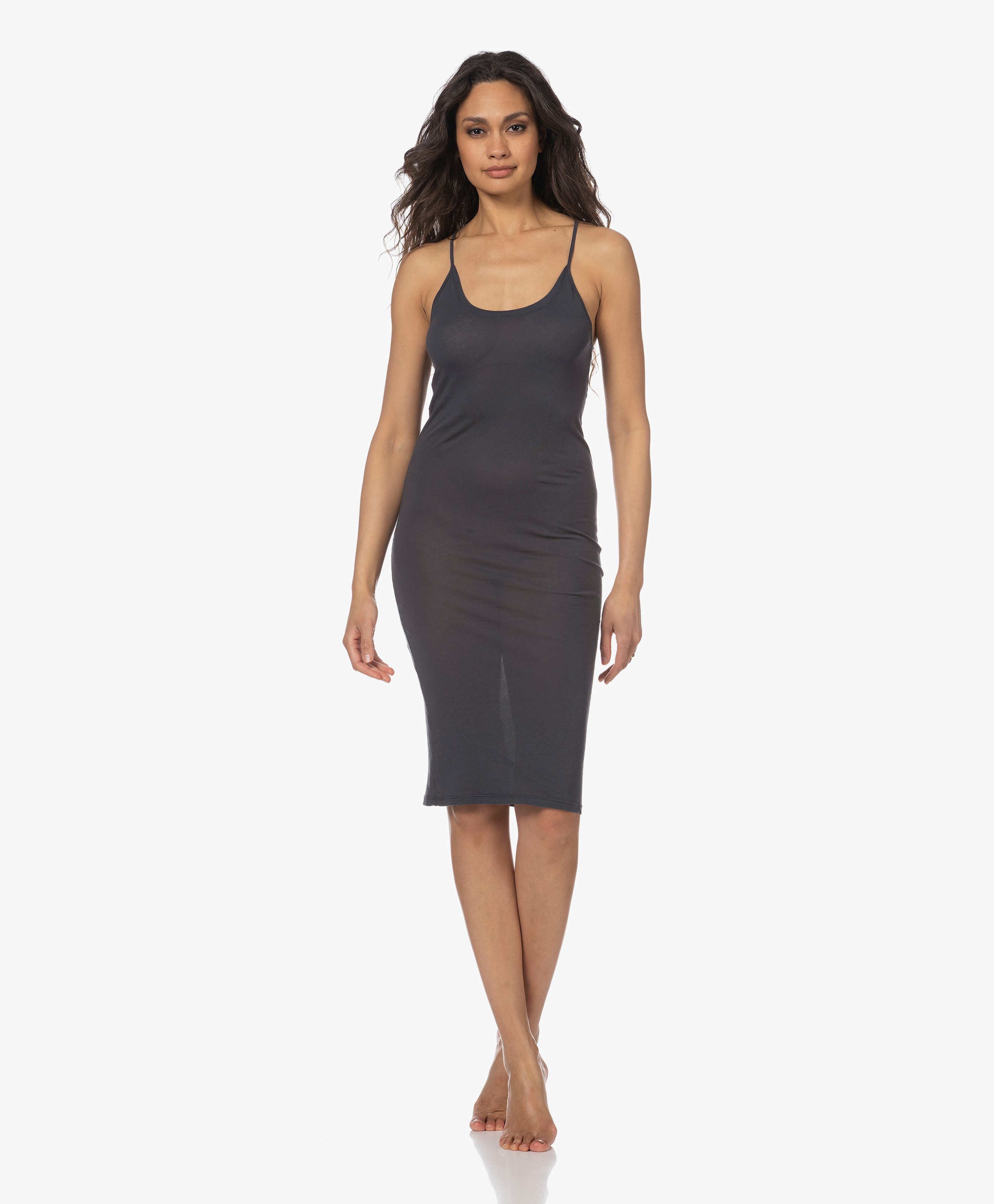 Hadewych Jersey Spaghetti Slip Dress