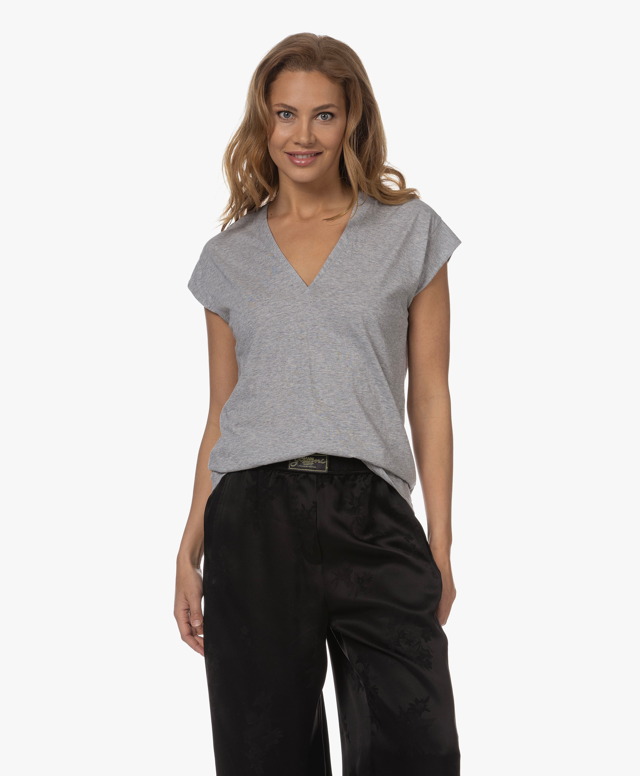 Le Mid Rise V-hals T-shirt