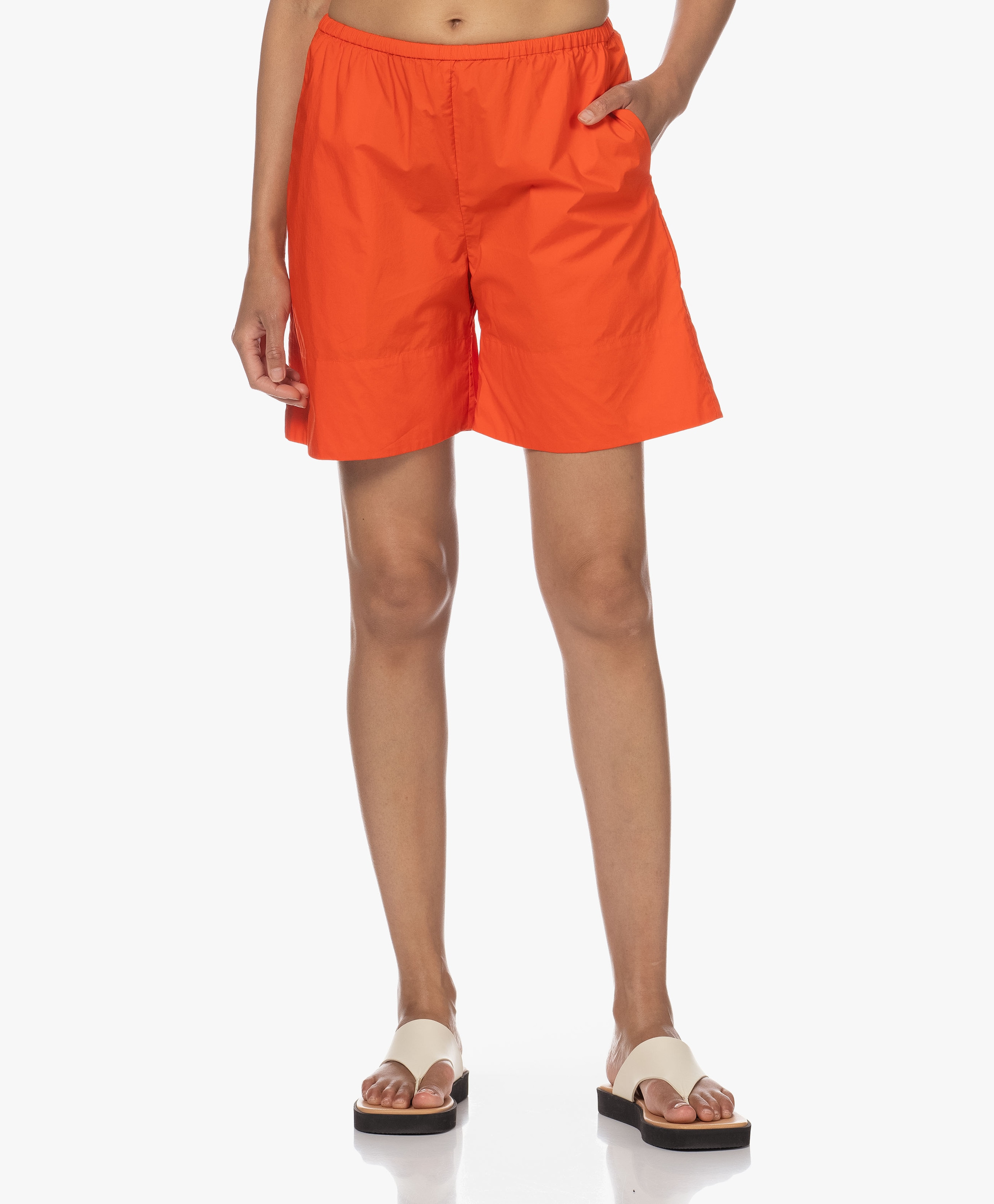 Siona Poplin Loose-fit Shorts