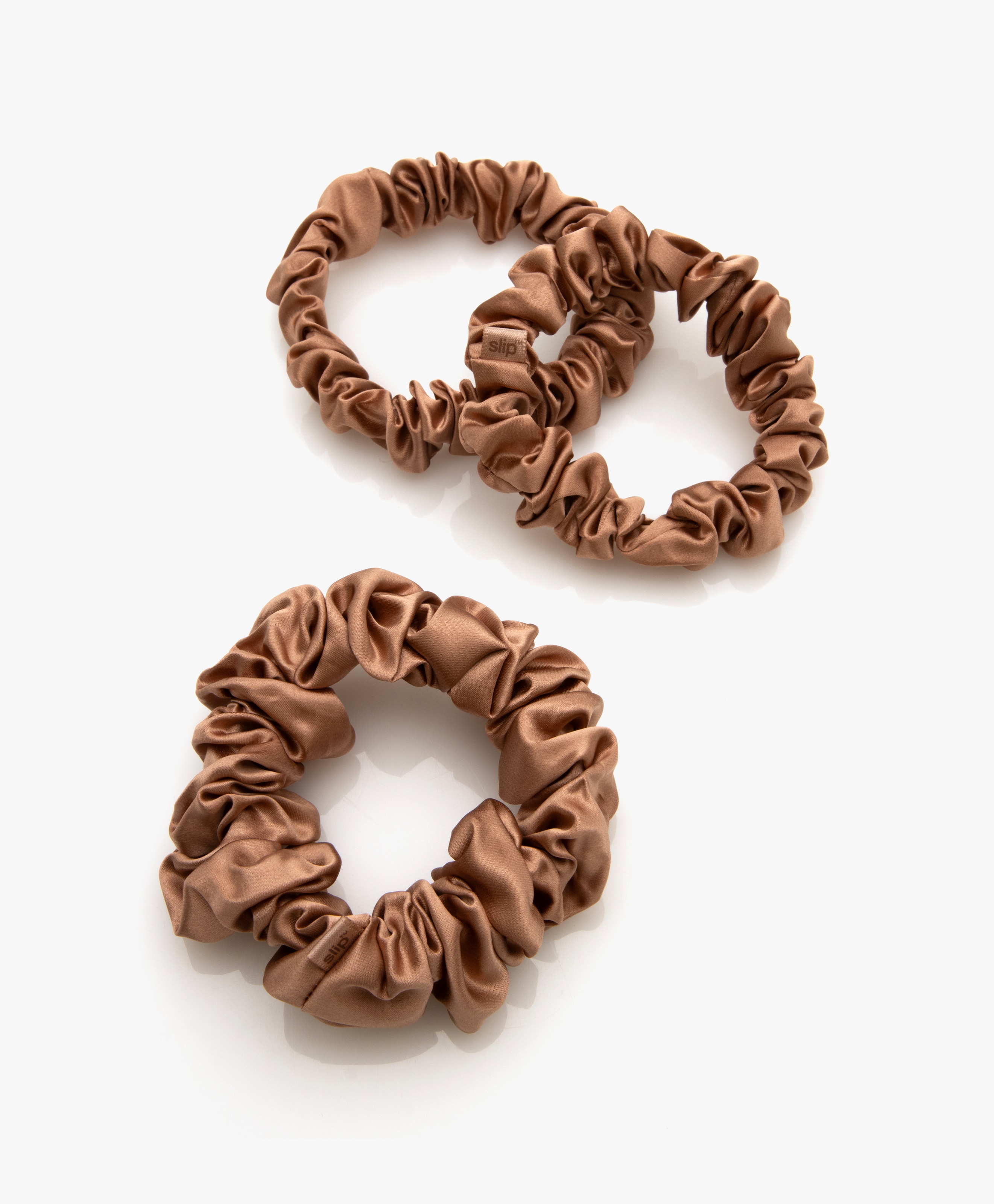 3-pack Midi/Large Zijden Scrunchies