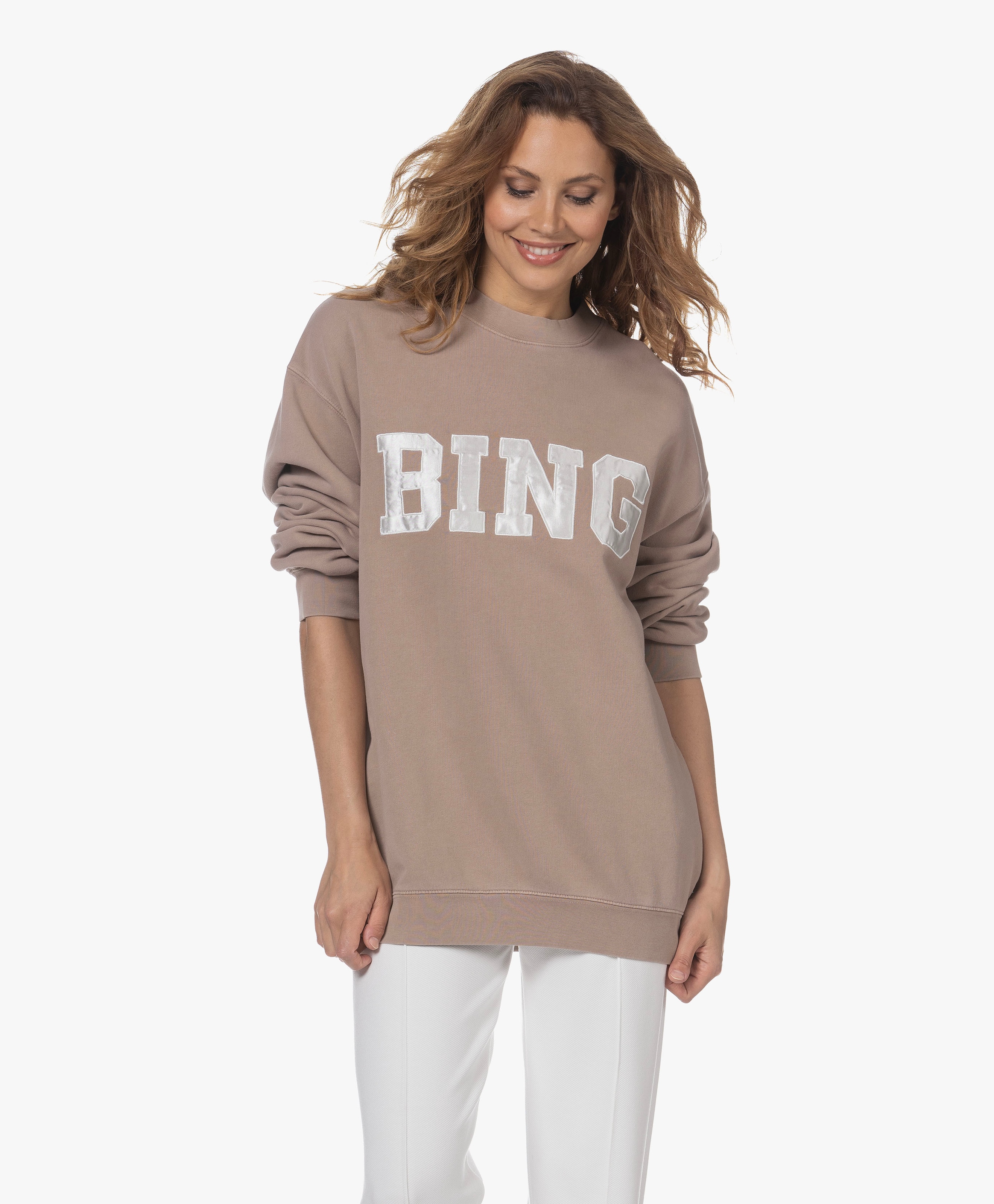 Anine bing logo sweatshirt sale