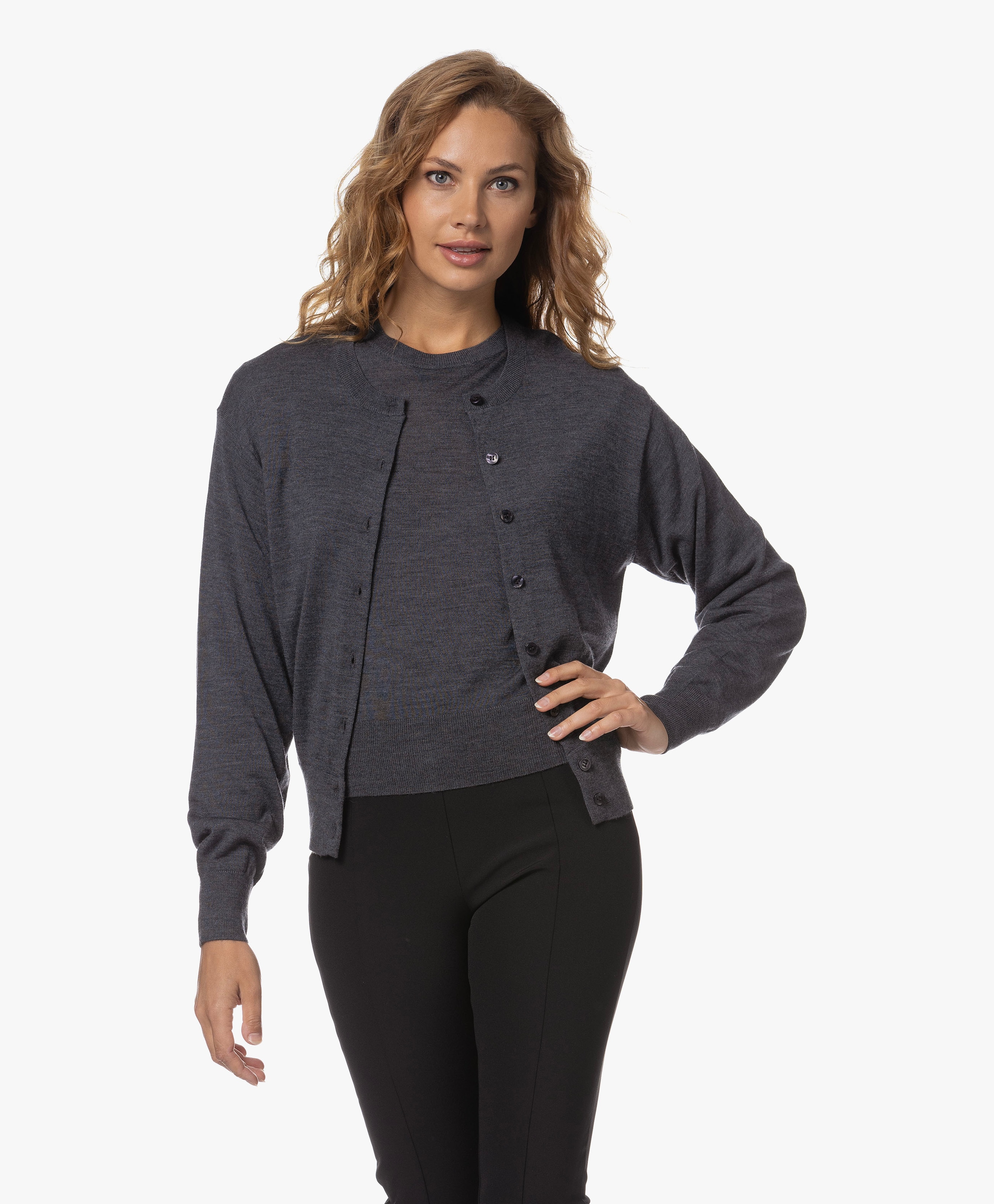 Montie Kort Doorknoopvest