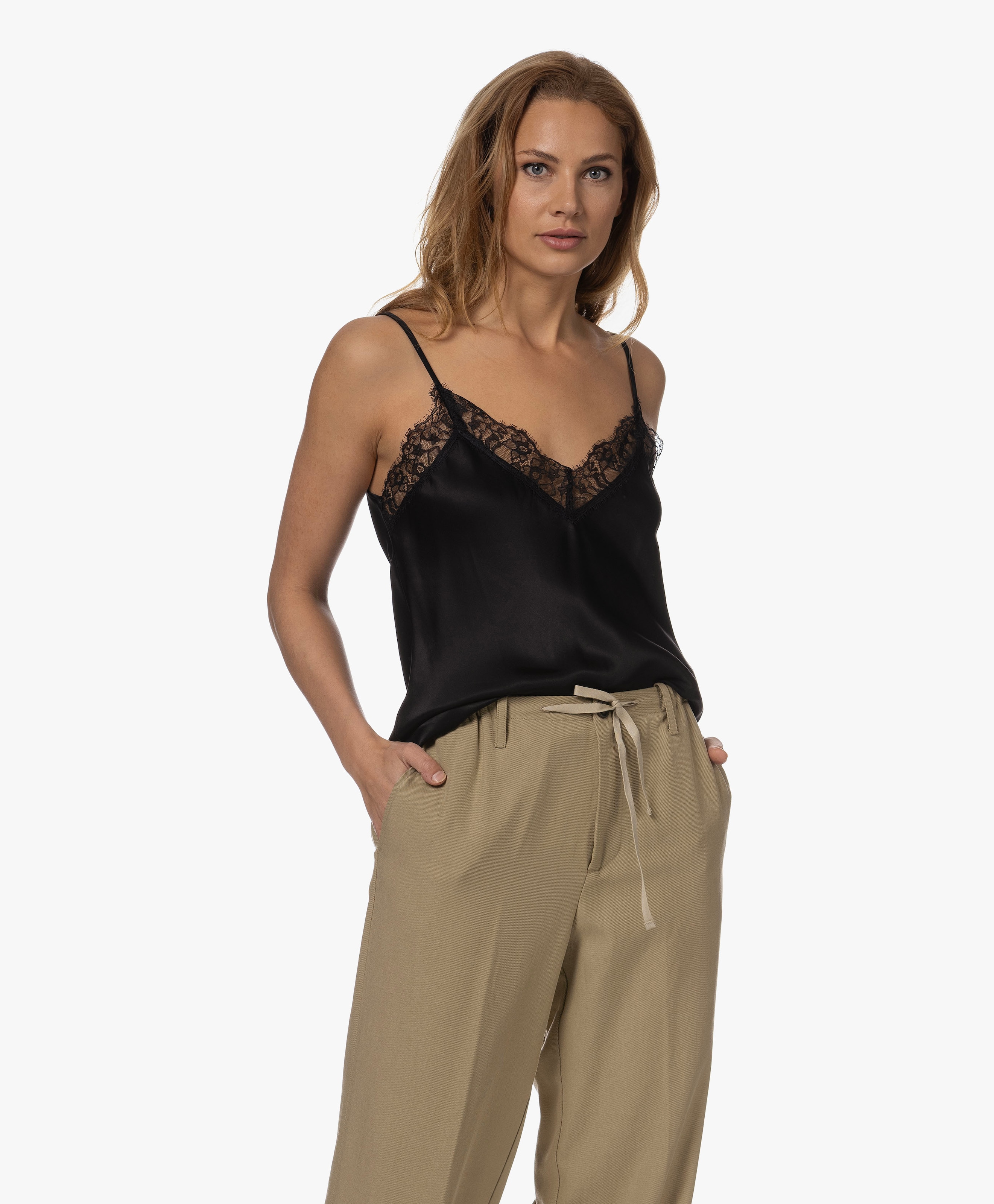 Camisole met Kant