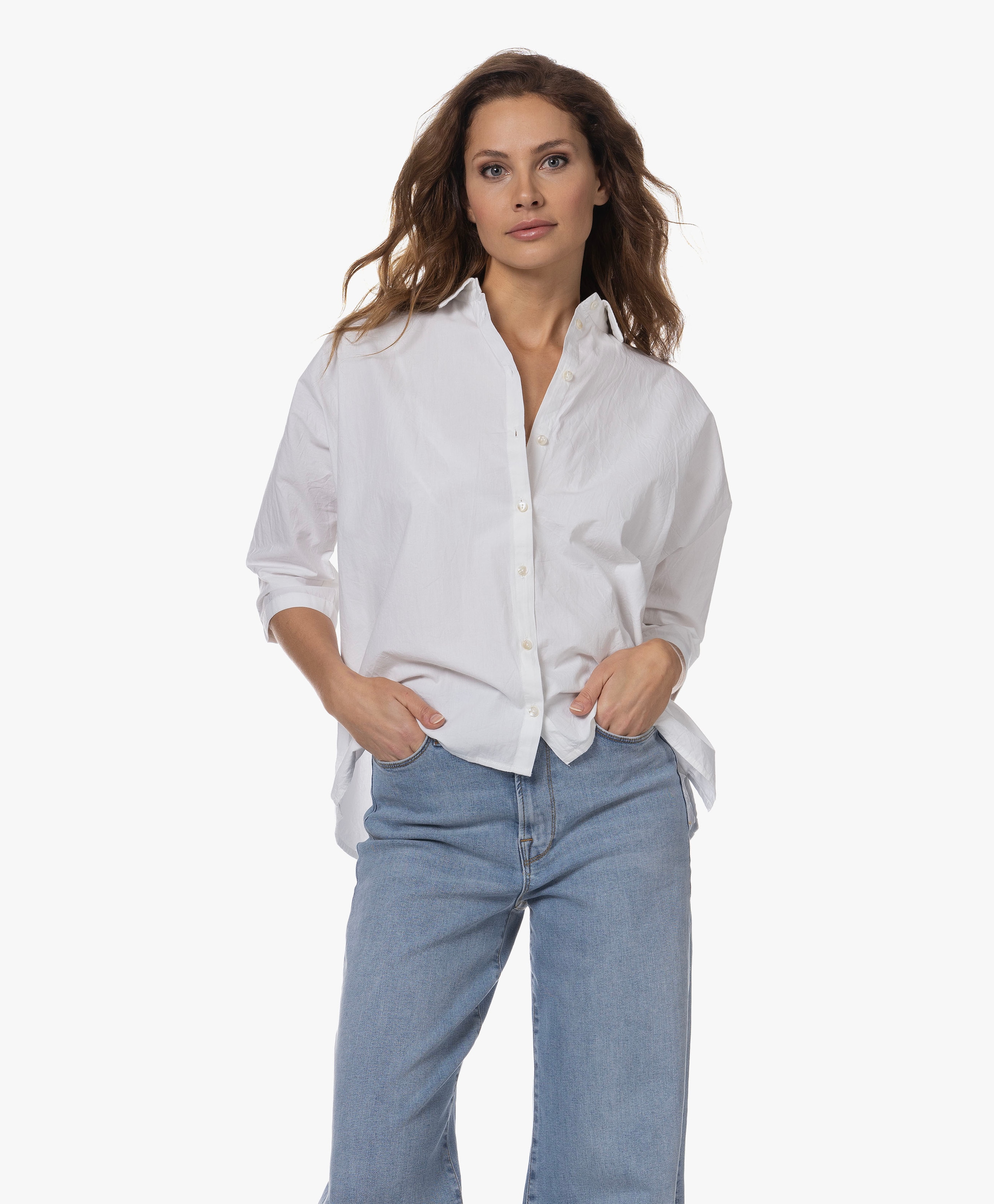 Norel Cotton Oversized Blouse
