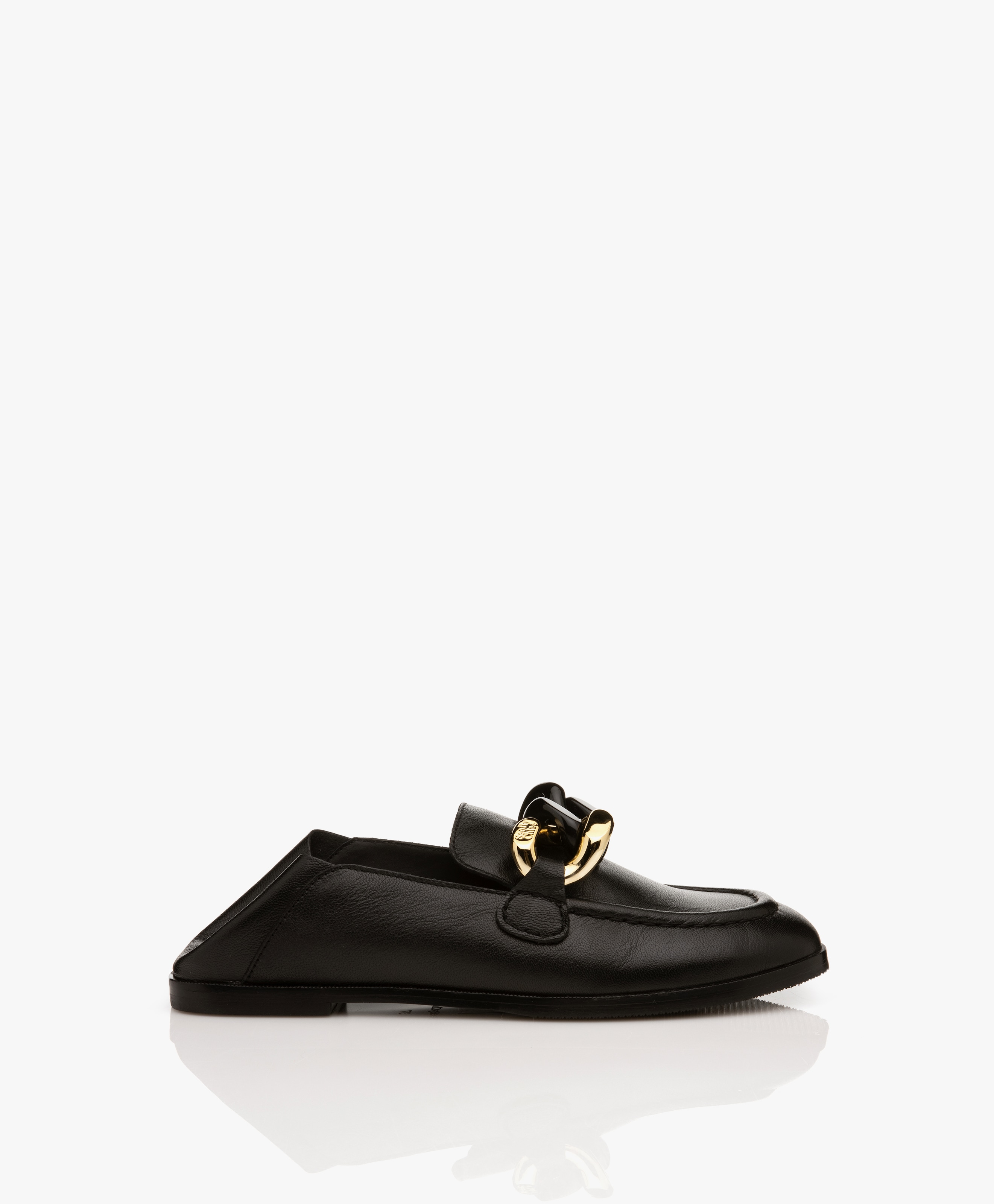 Monyca Fold-down Leather Loafers