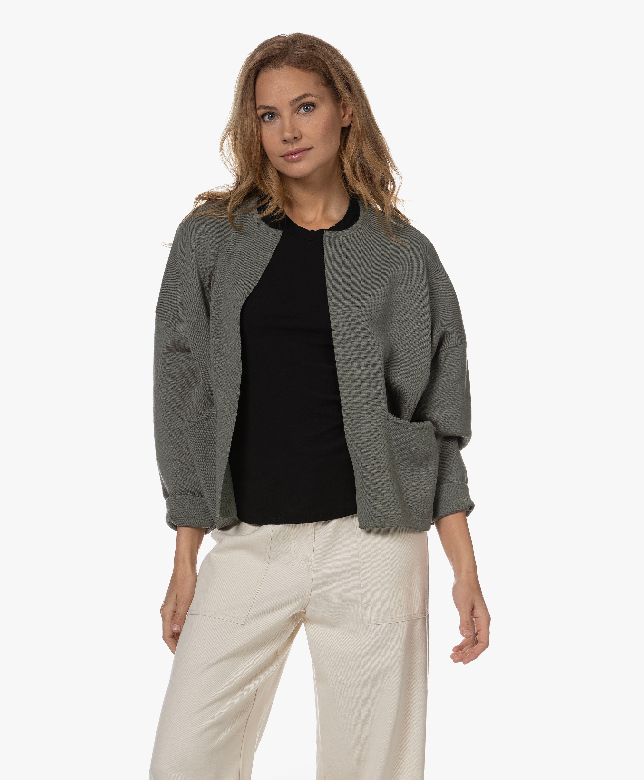 Rosa Gebreid Vest