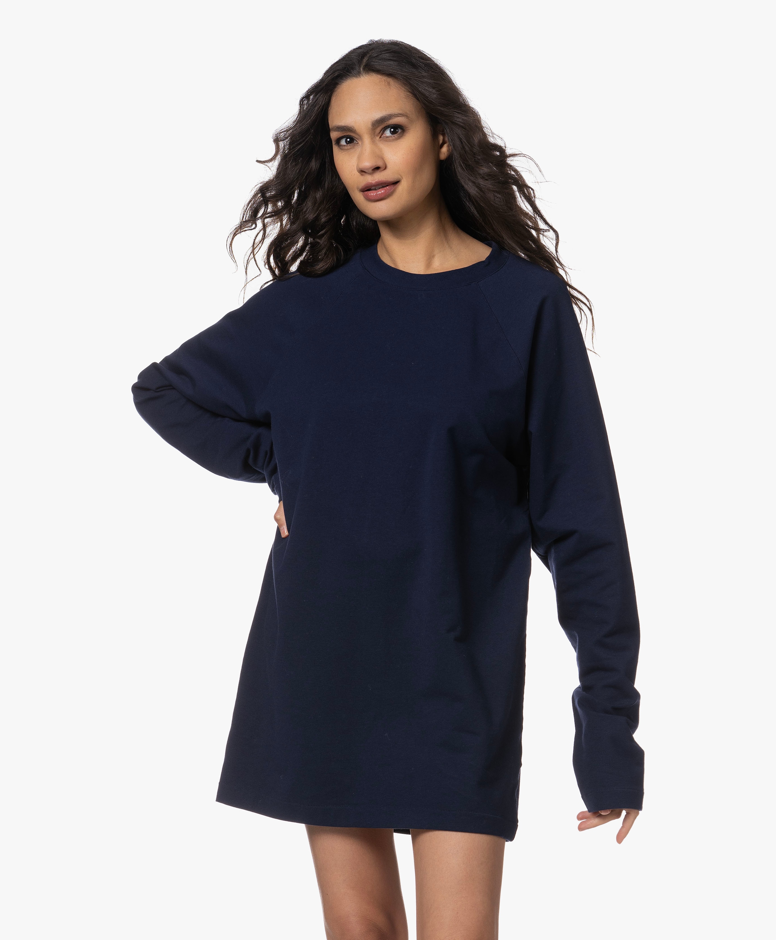 Oversized Raglan Mini Jurk