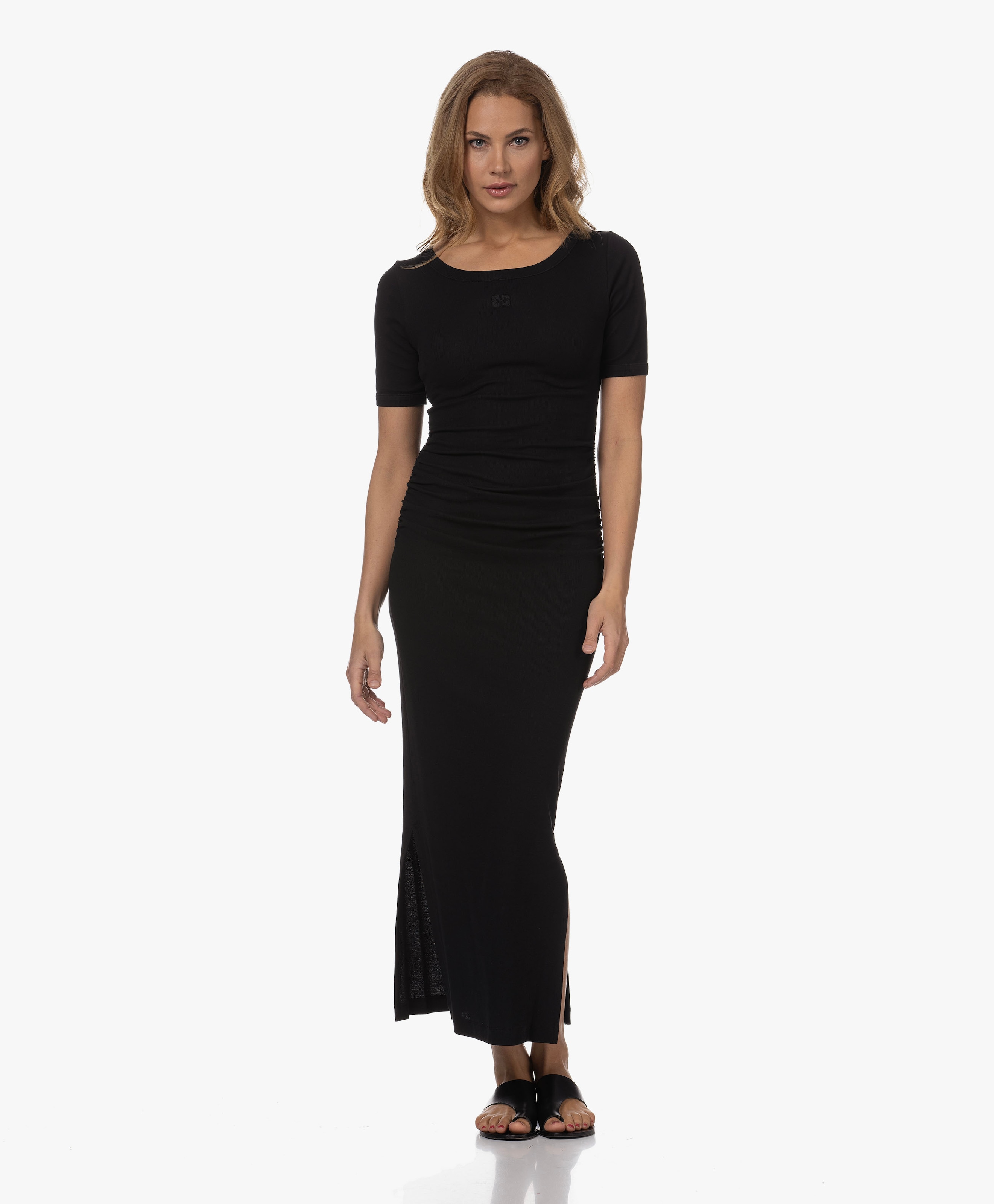 Dress Soft Cotton Rib Short Sleeve