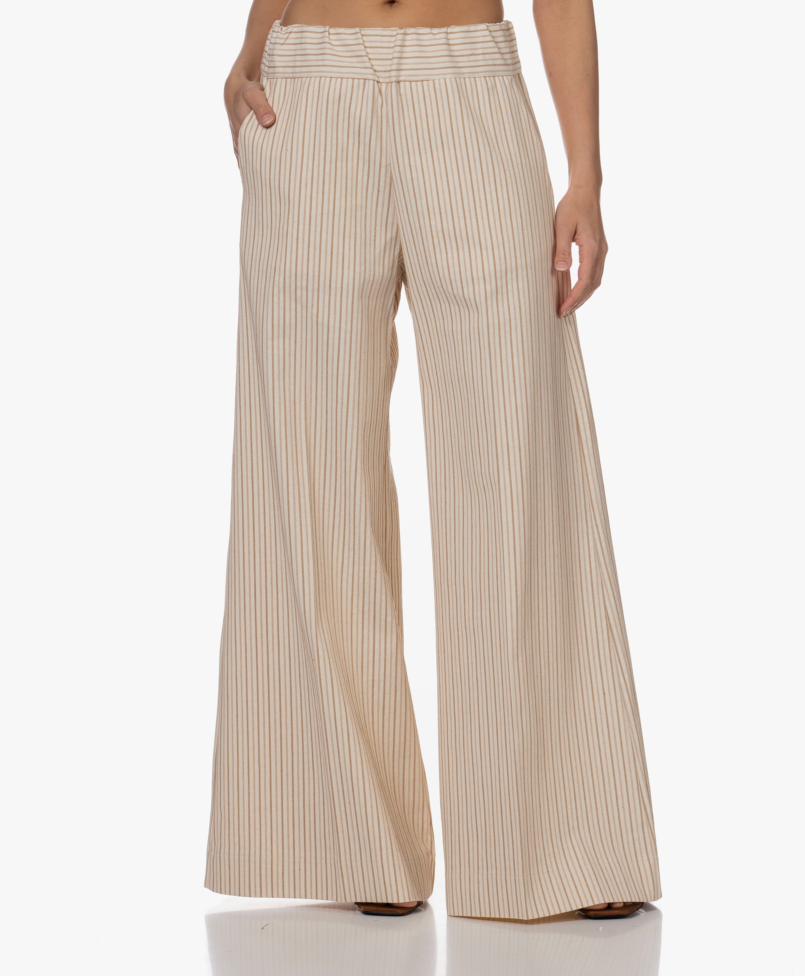 Super Woody Gestreepte Pull-on Broek