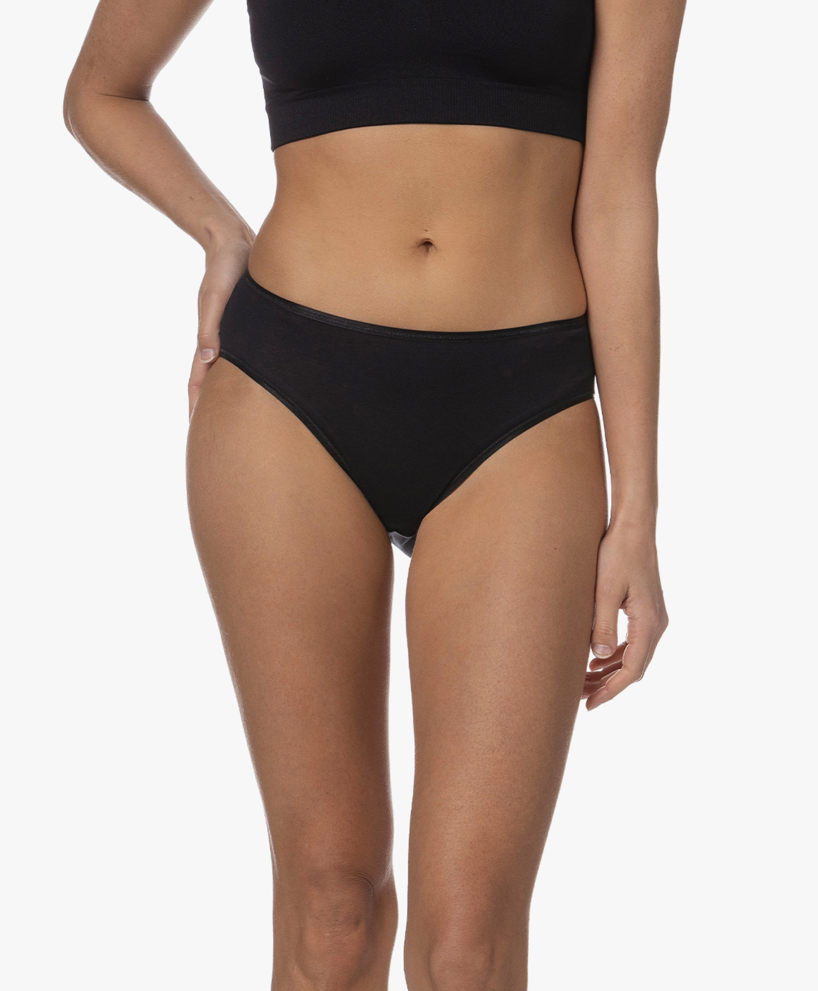 Naadloze Katoenen Midi Slip