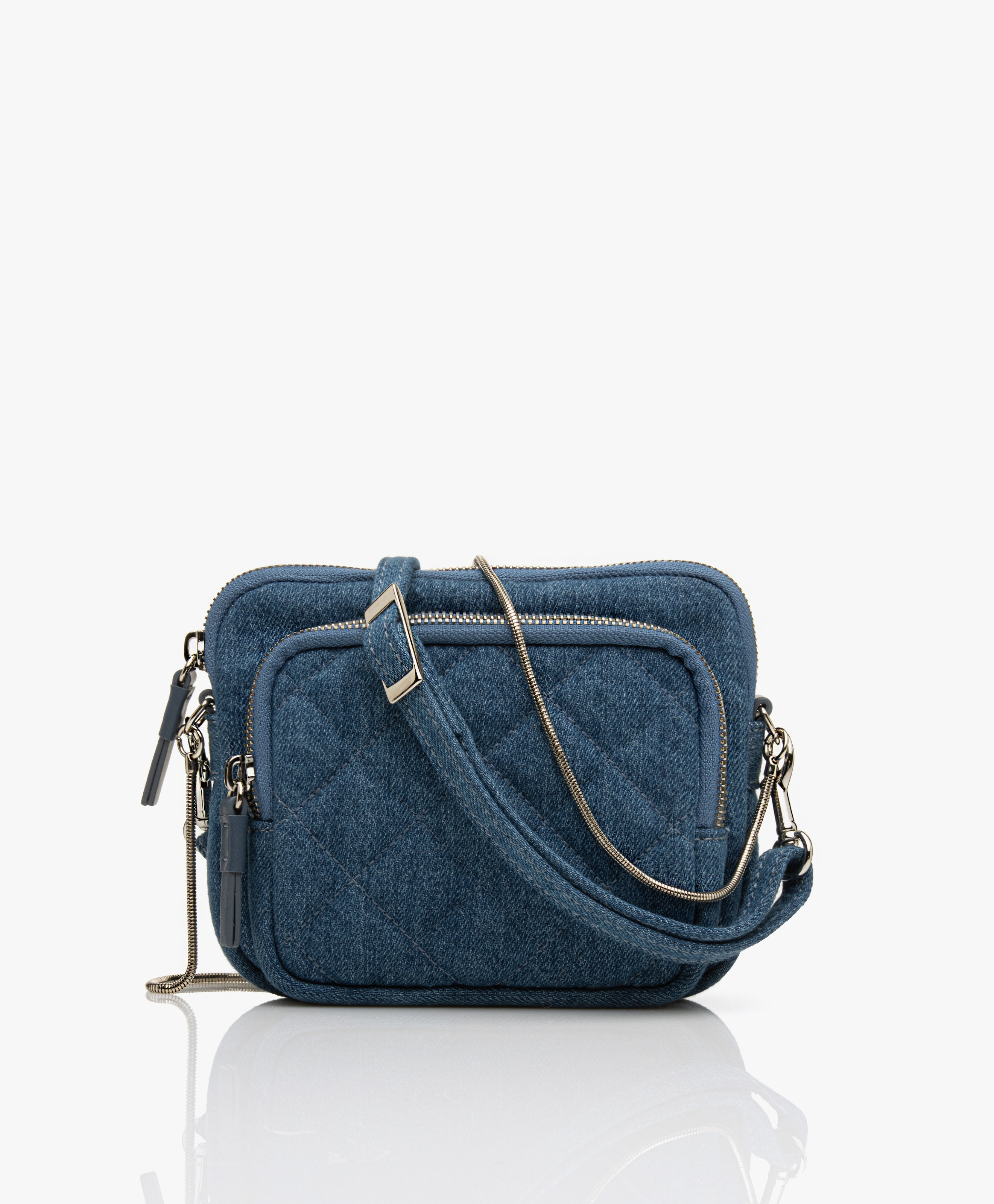 Mini Denim Cross-body Tas