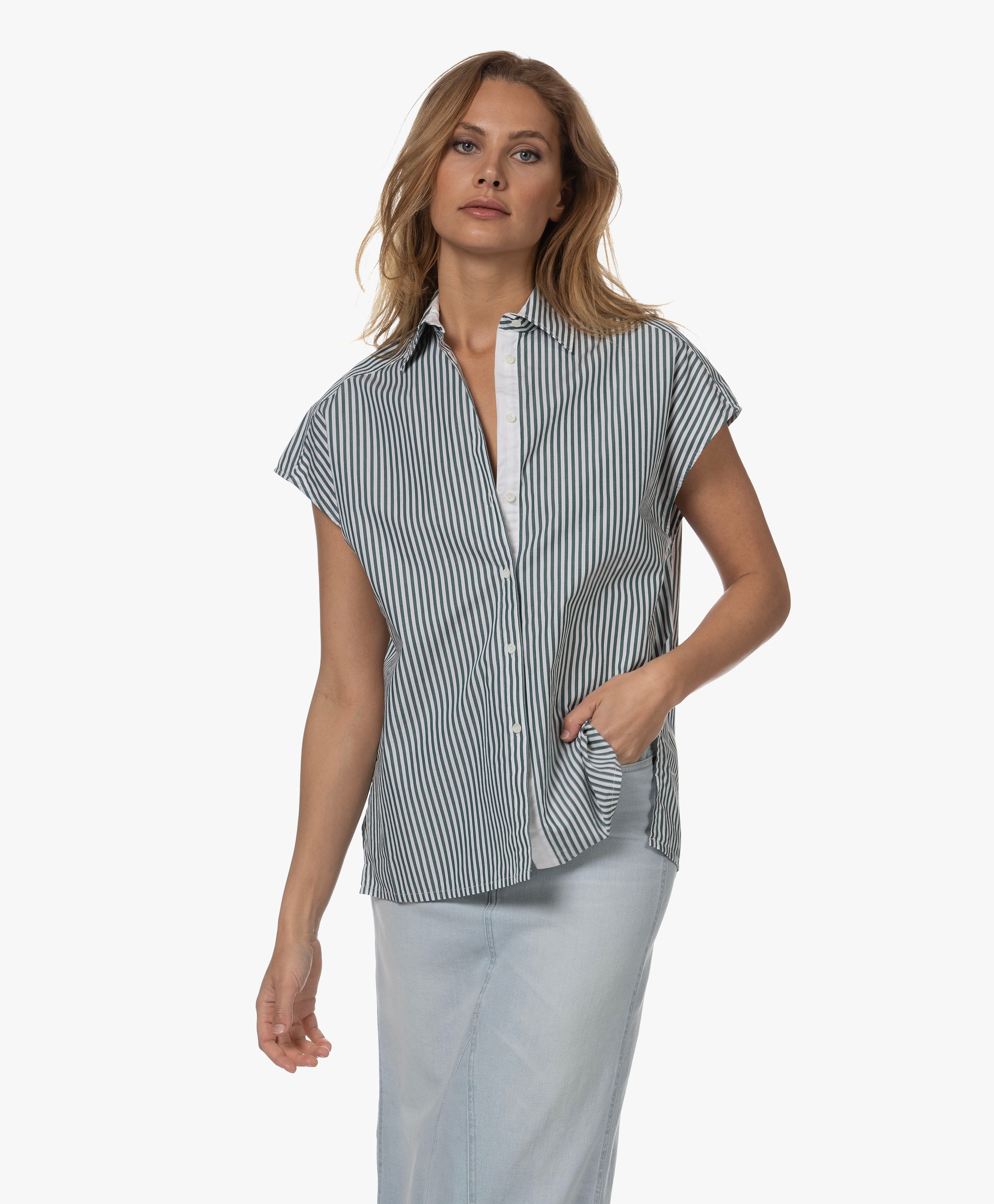 Capoa Gestreepte Blouse