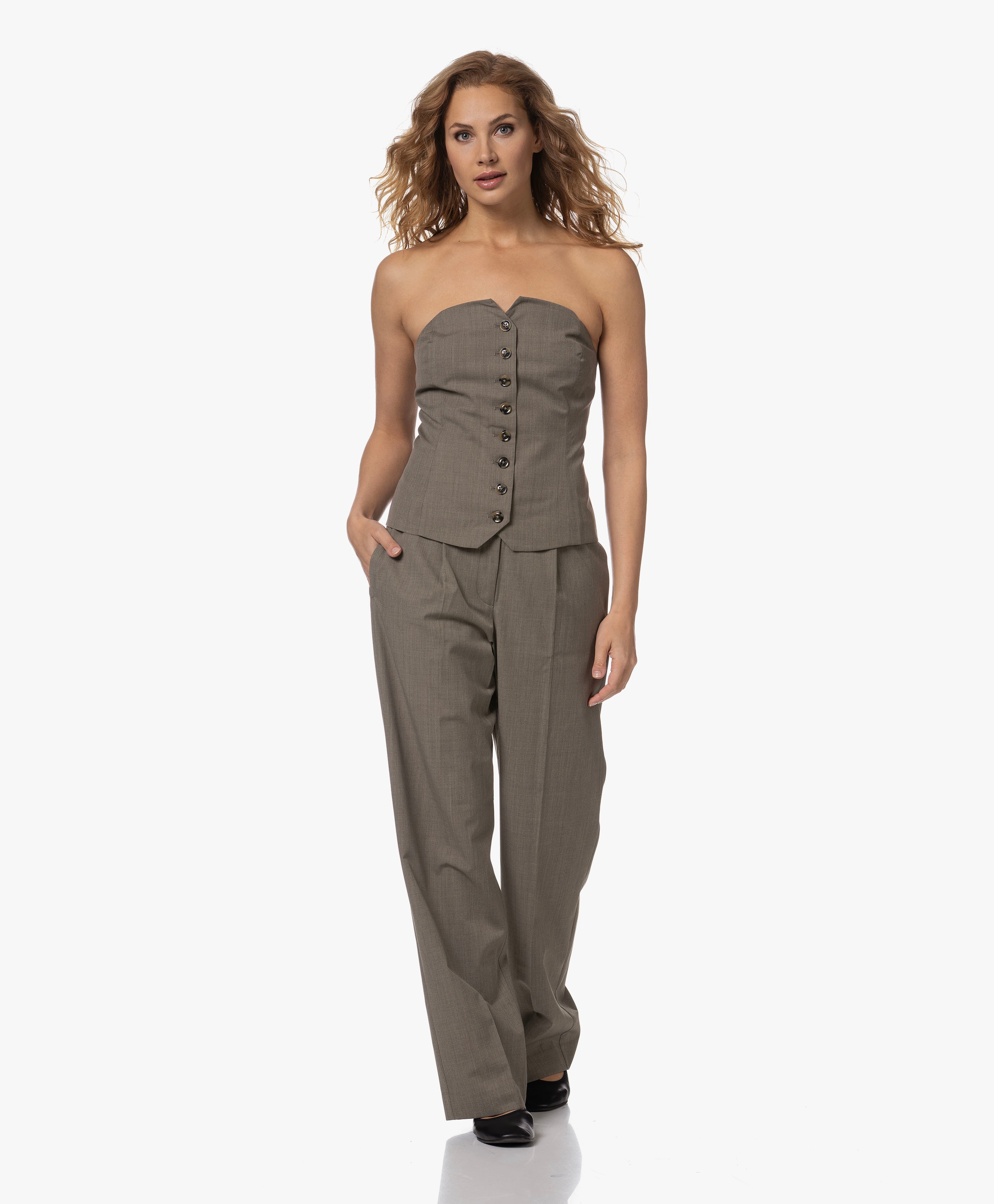 Saellen Strapless Top
