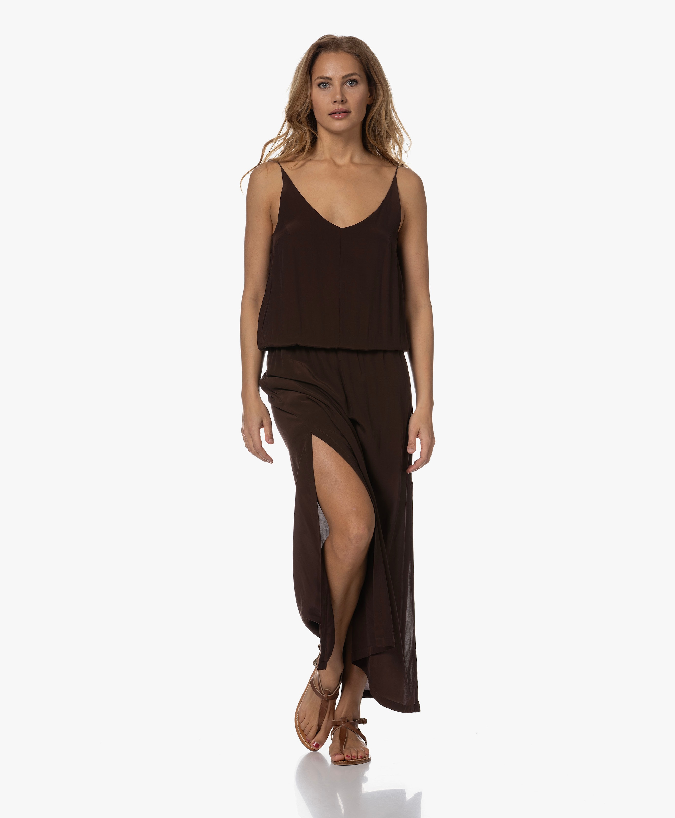 Maeva Rayon Jurk met Splitten