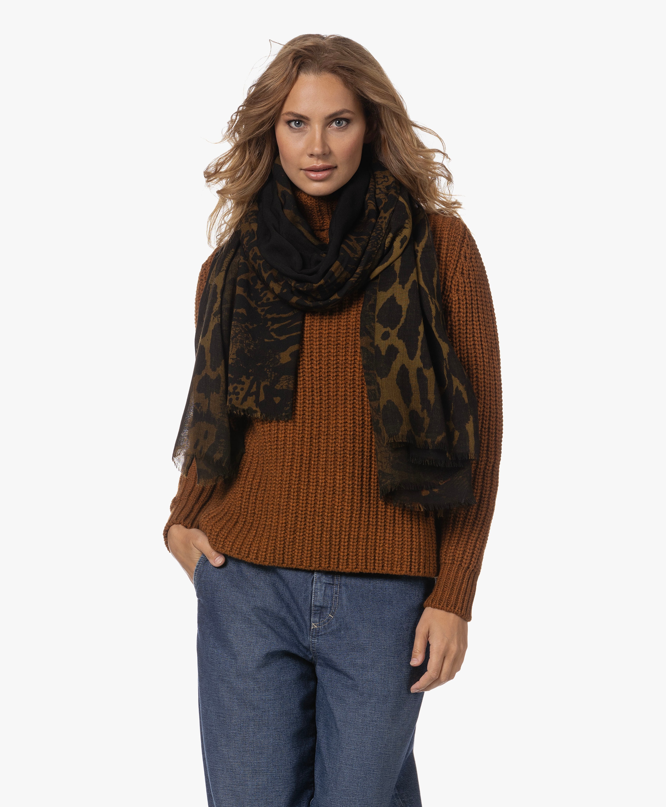 Judy Leo Print Scarf