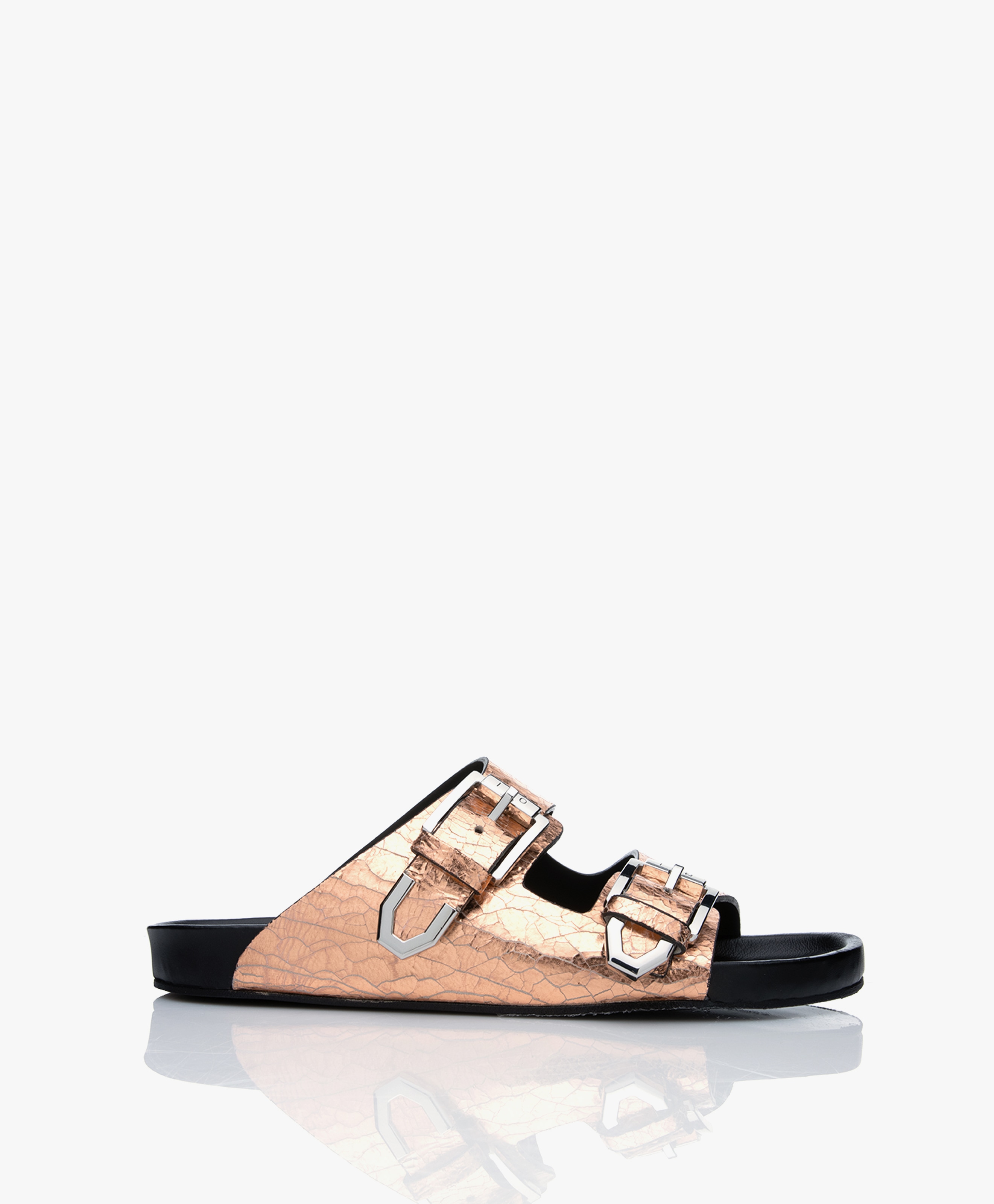 Billie Metallic Slippers