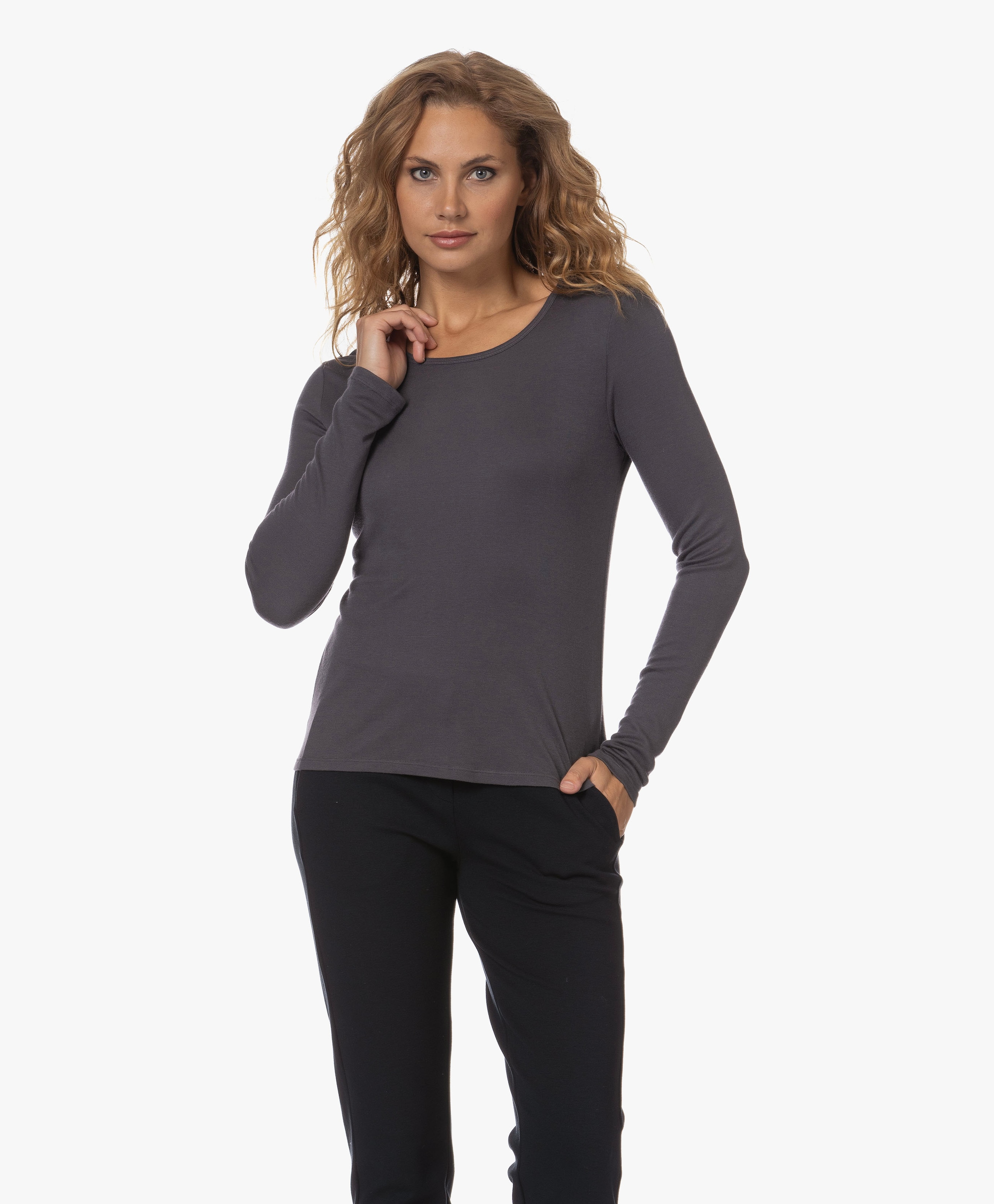 Modal-Cashmere Longsleeve