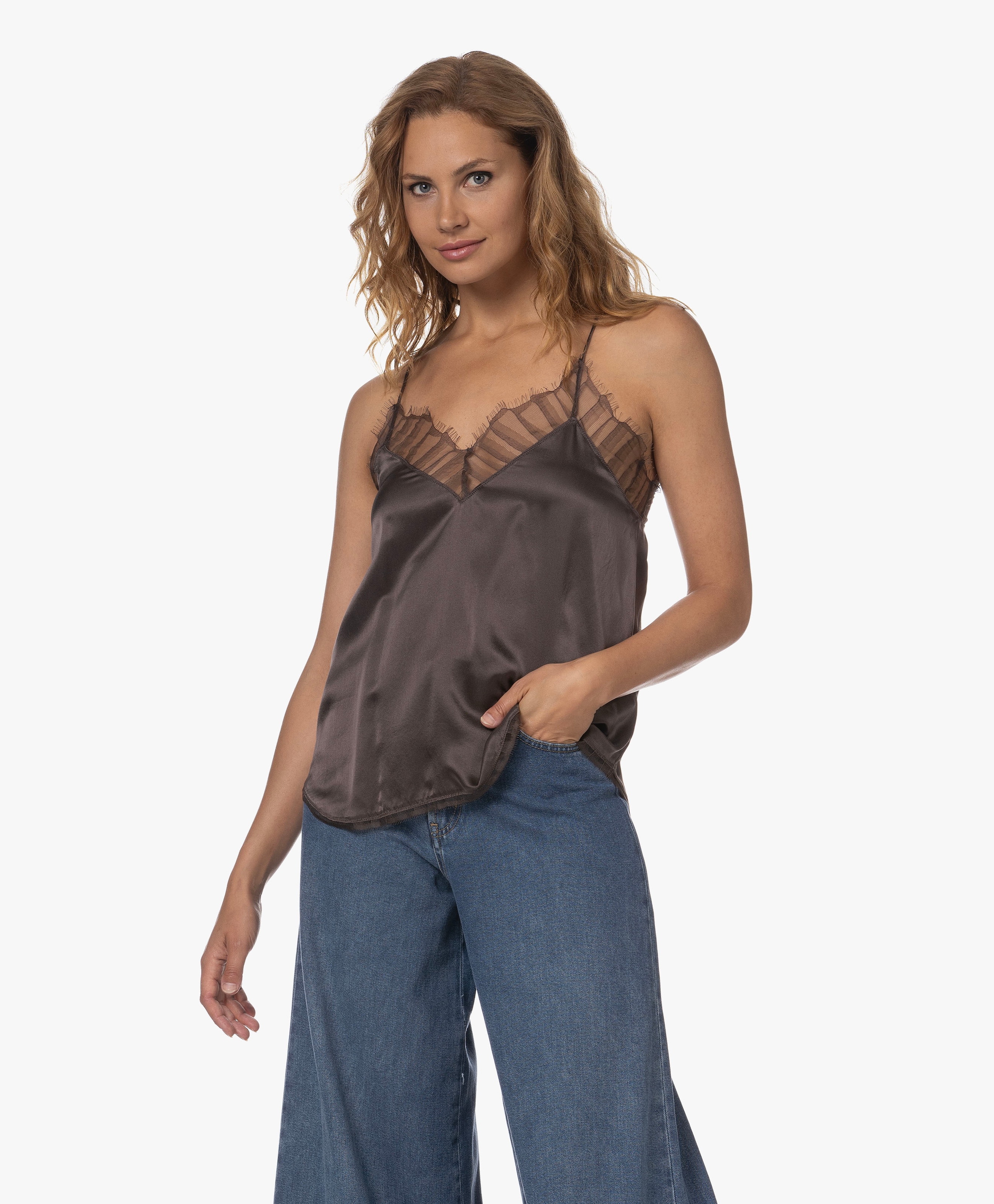 Berwyn Zijden Camisole