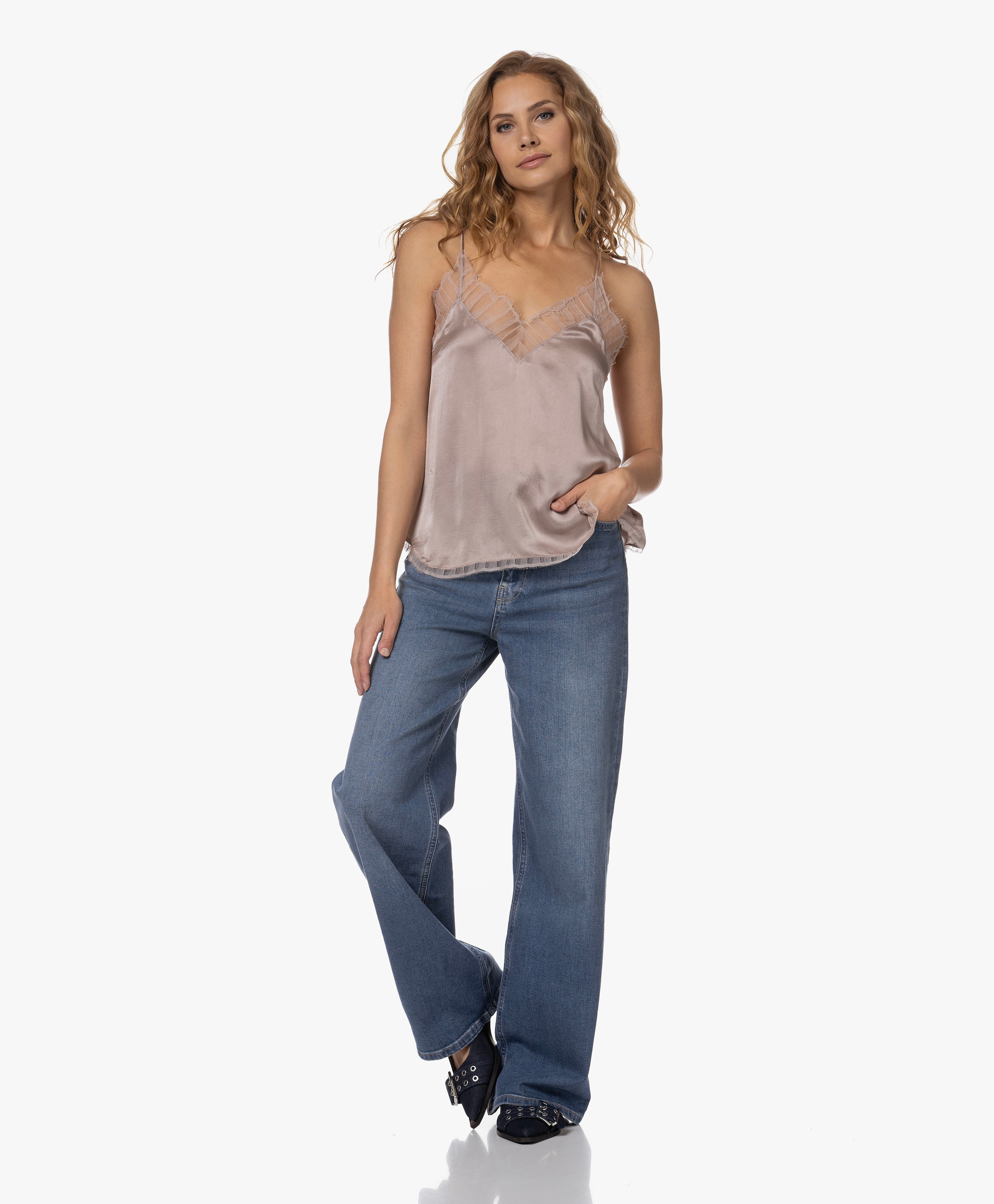 Berwyn Zijden Camisole