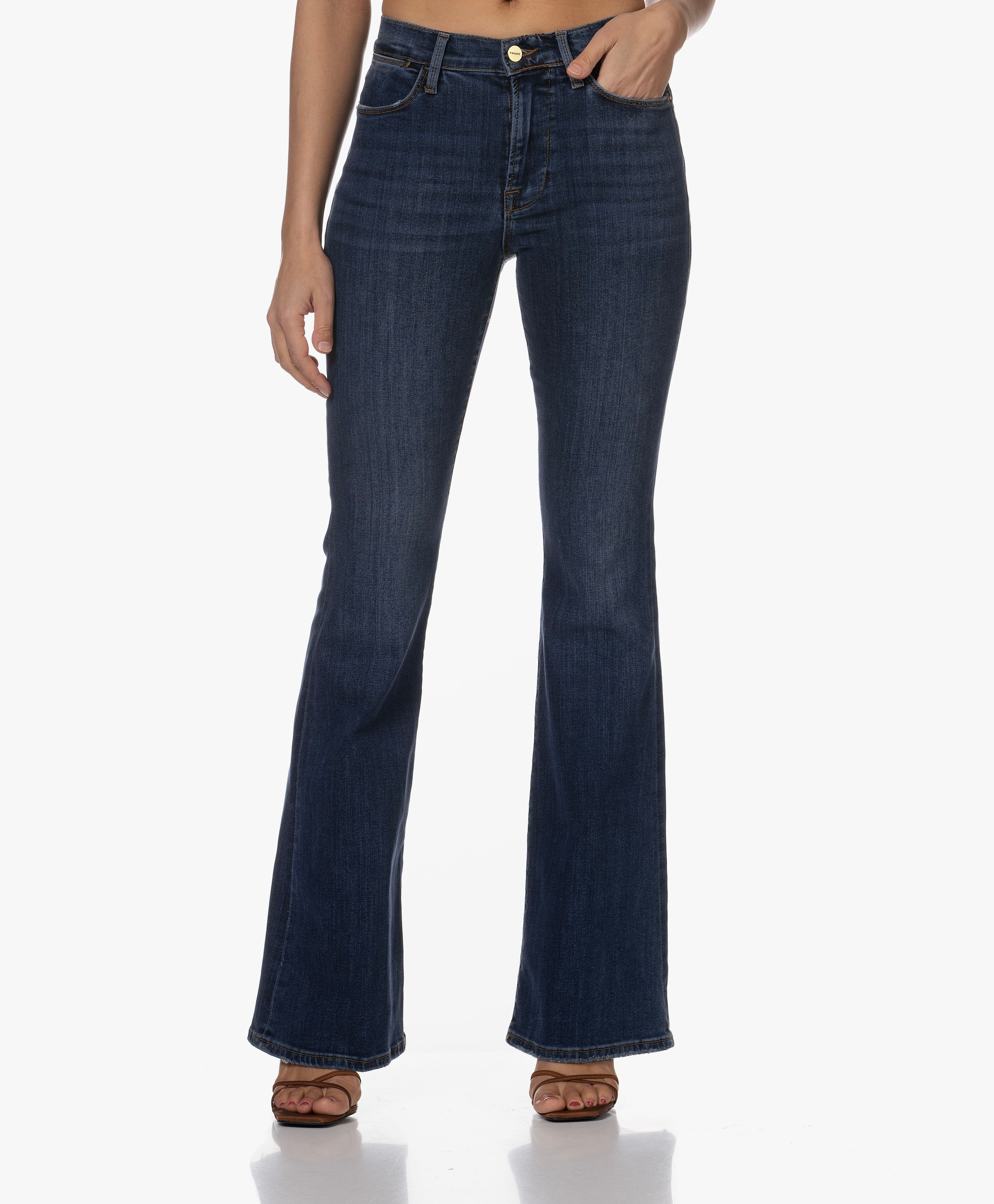 Le High Flare Stretch Jeans