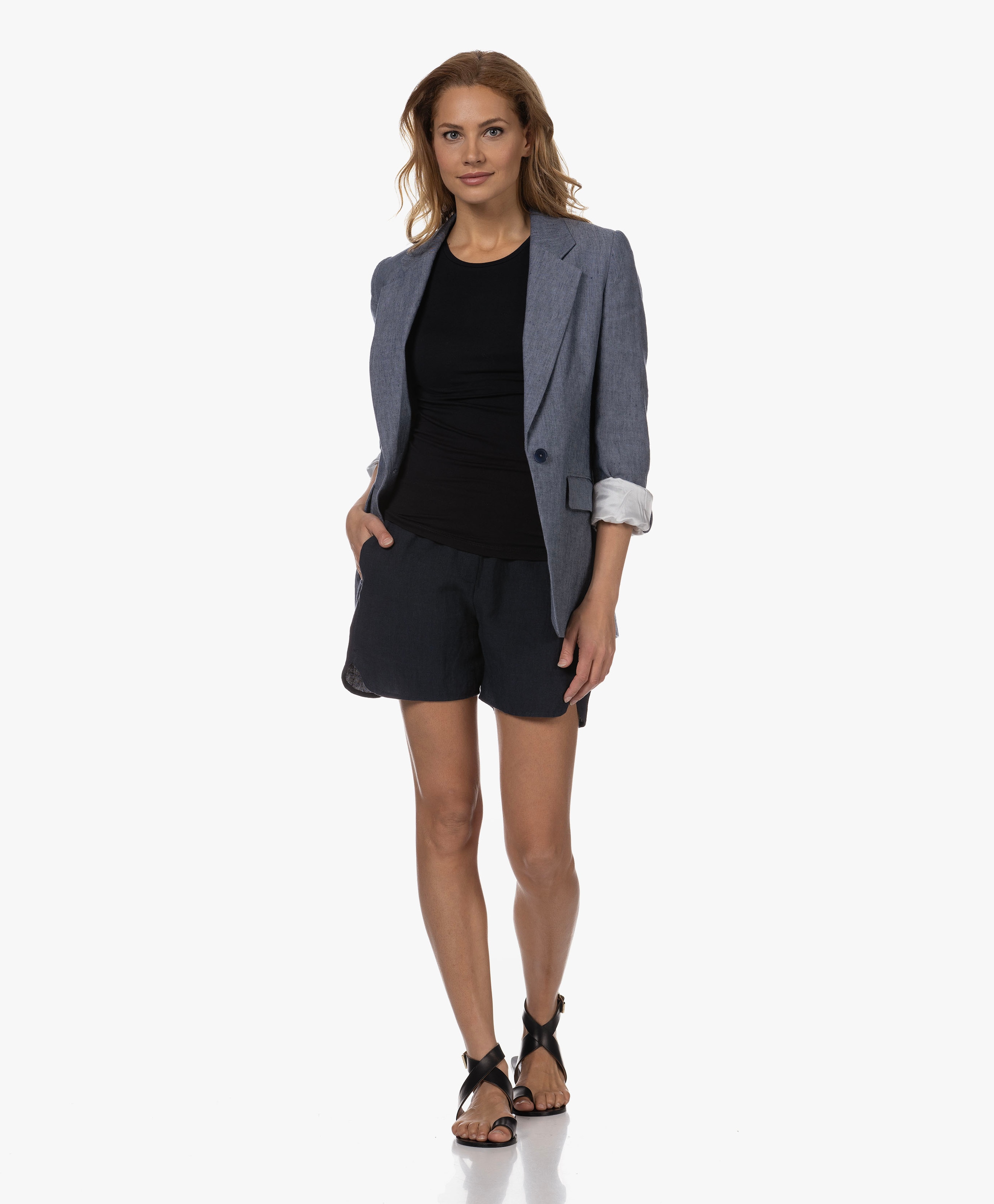 Glendale Linnen-Katoen Blazer