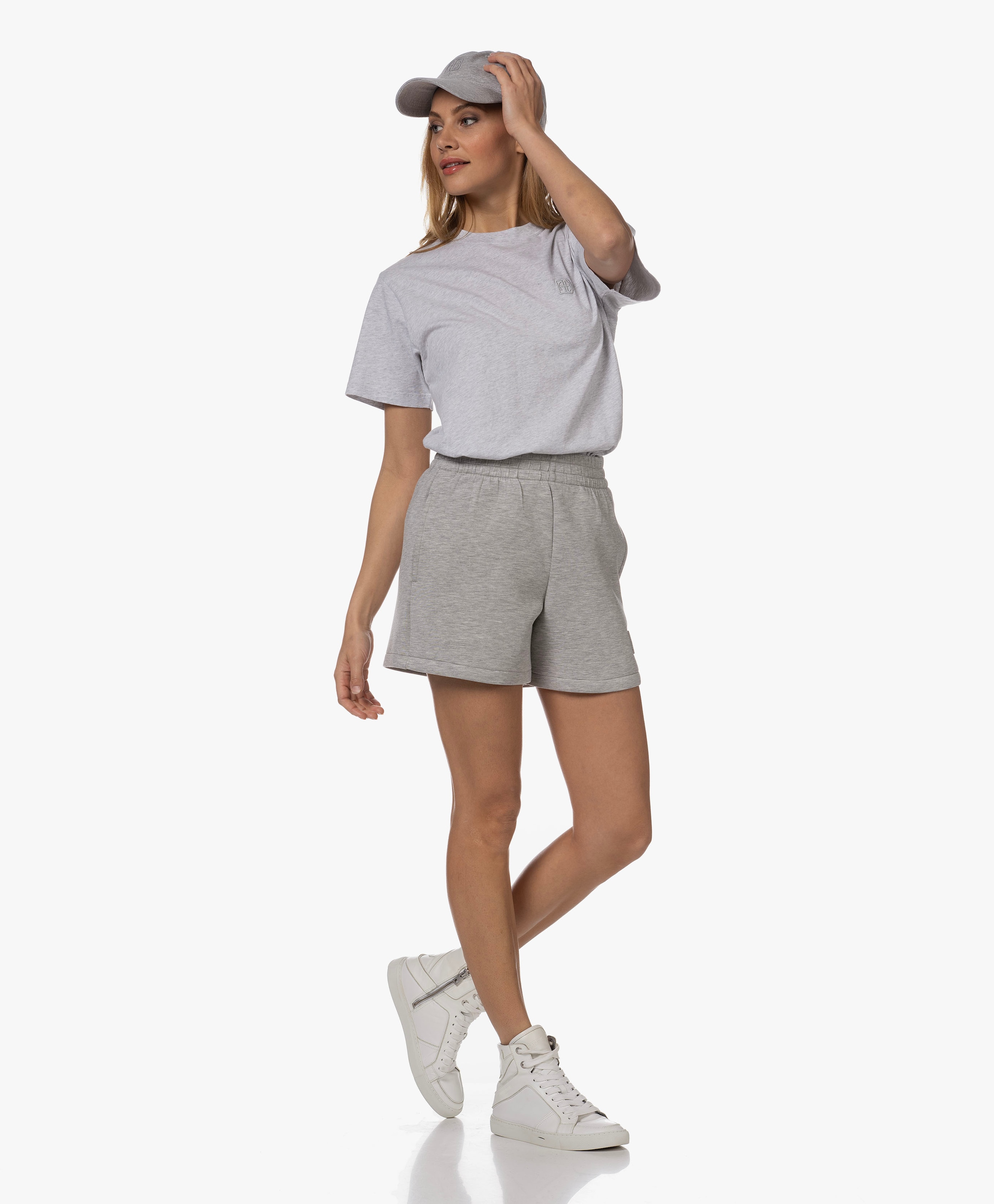 ZV1747 High Flash Leren Sneakers