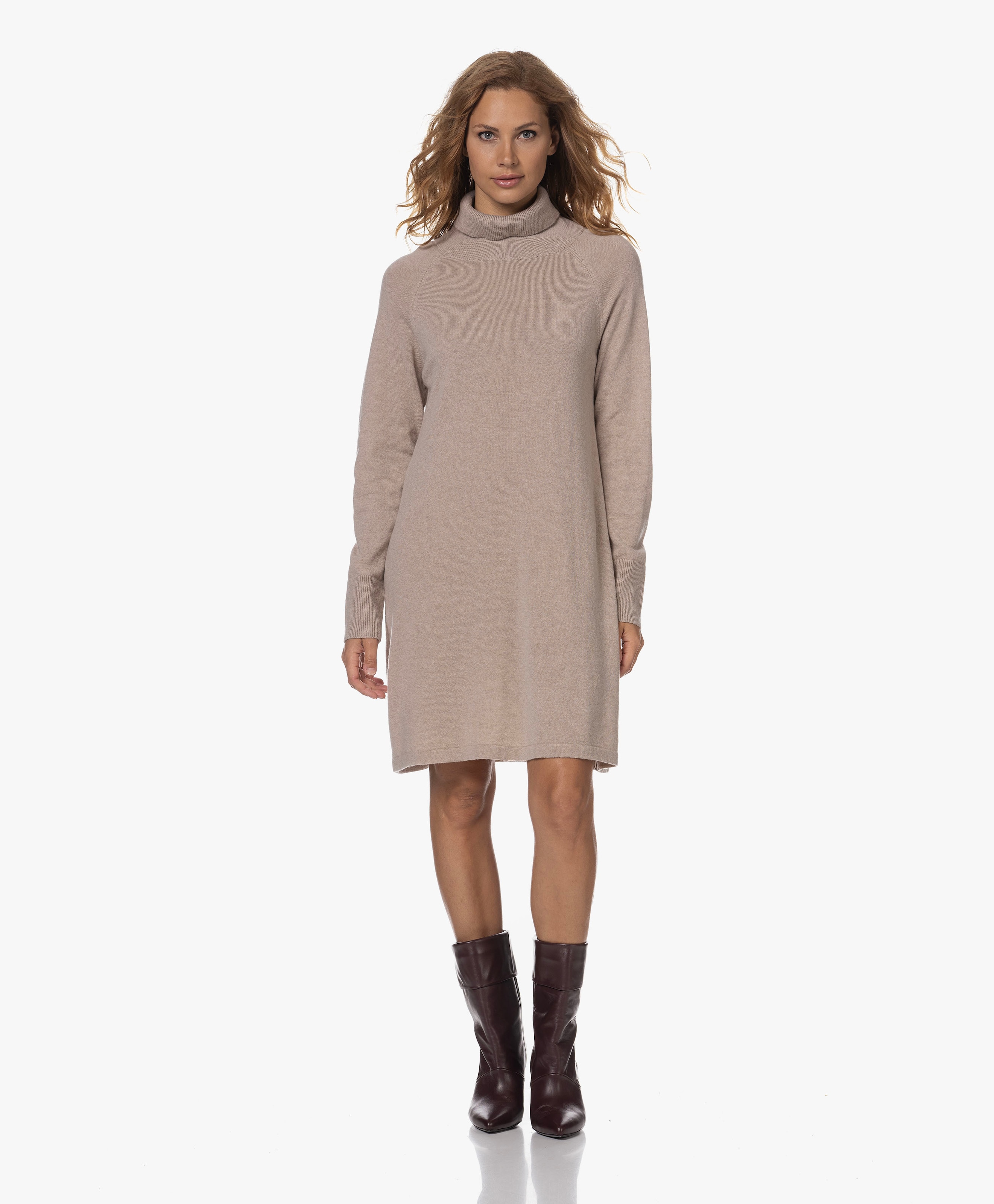 Merino Cashmere Turtleneck Dress no man s land PB