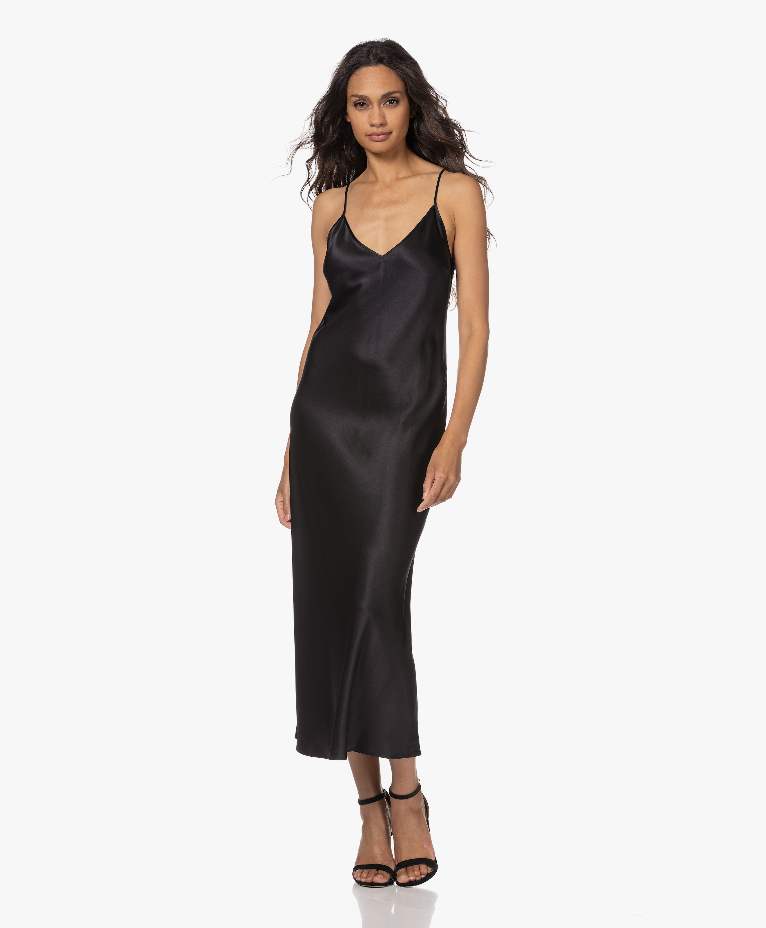 Clea Zijde-Satijnen Slip Dress