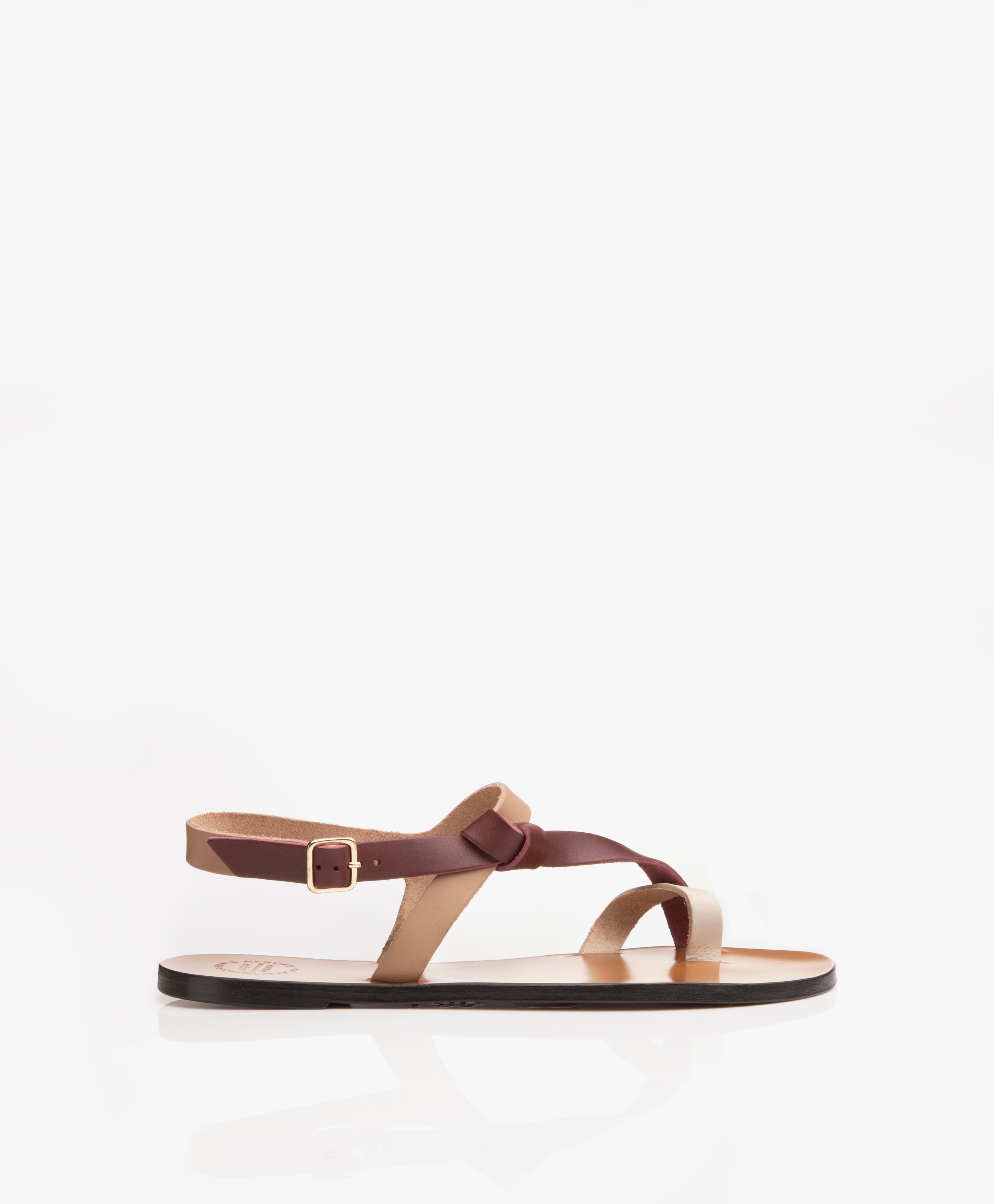 Arona Tri-tone Leren Sandalen