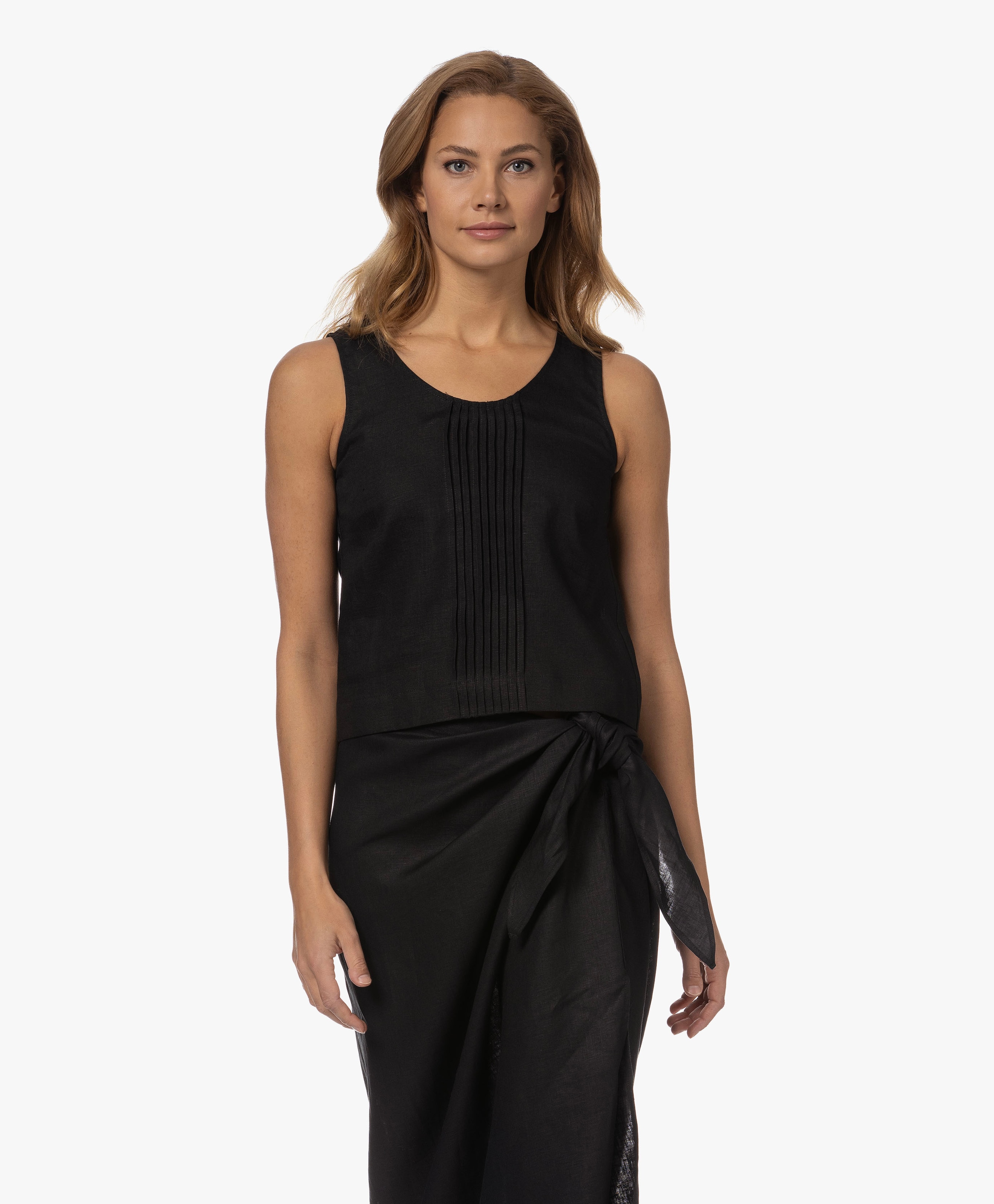 Linnen Crop Top