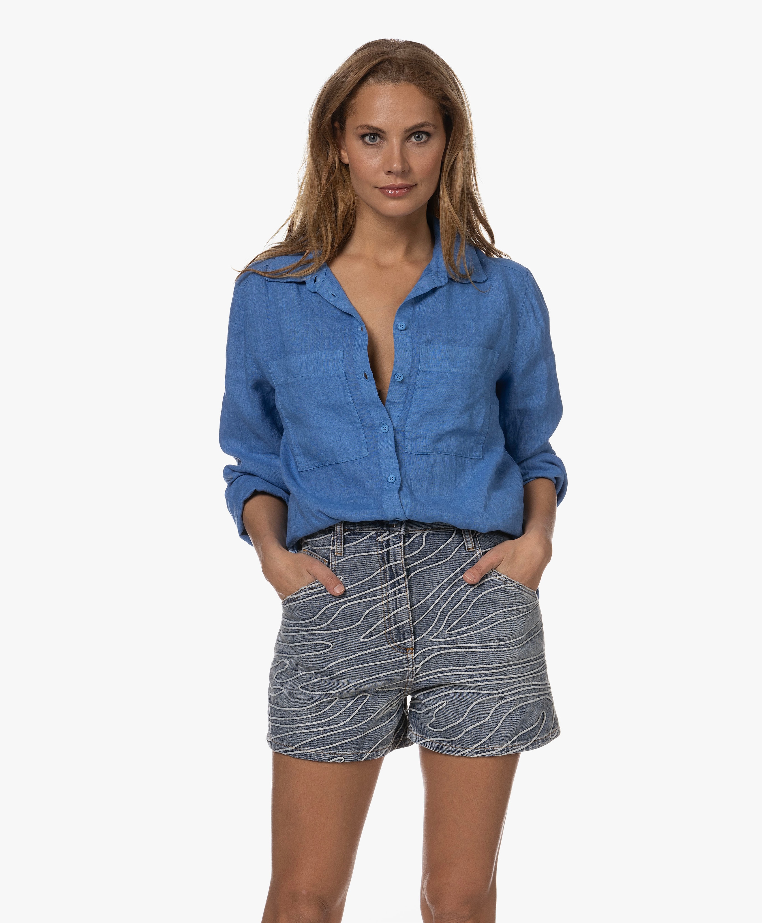 Linnen Overhemd Blouse