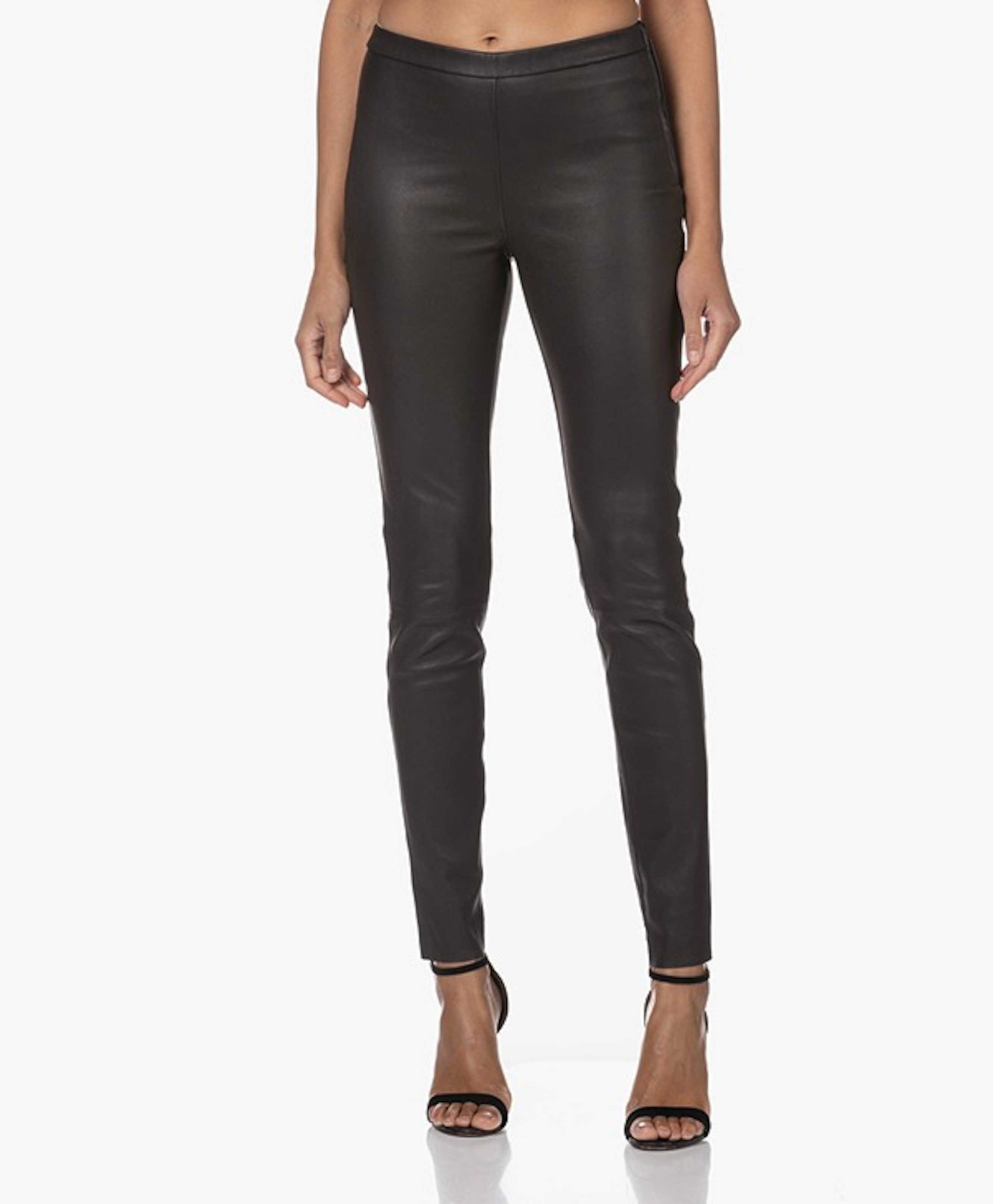 Lamsleren Slim-fit Broek