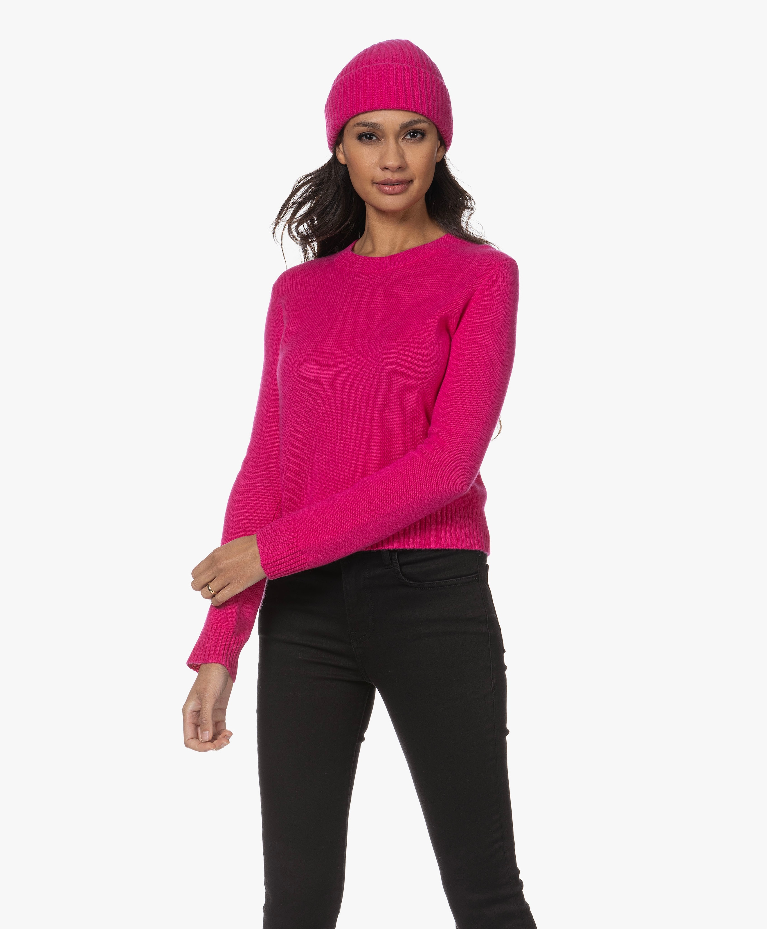 Martigny Cashmere Rib Beanie