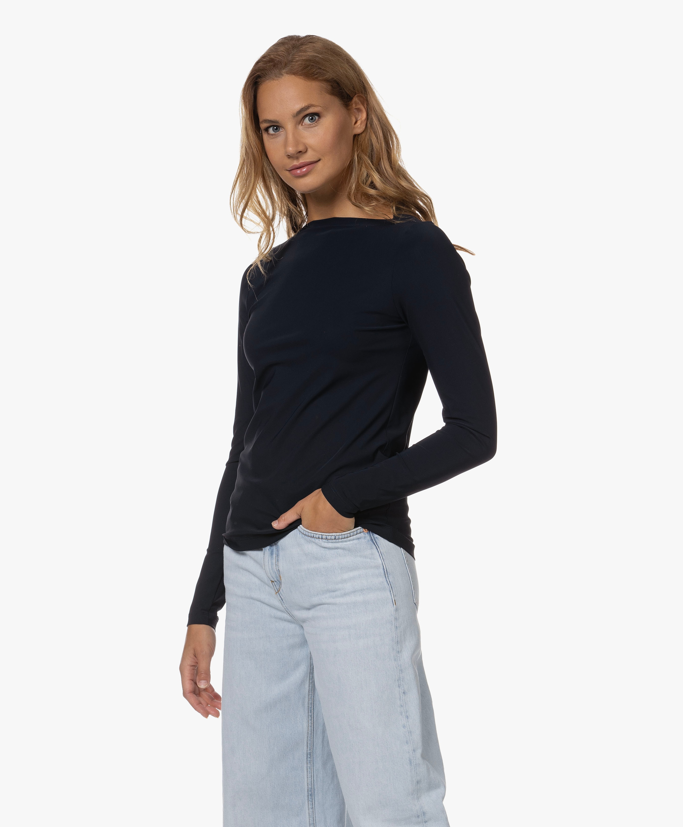 Ditte Tech Jersey Boothals Longsleeve