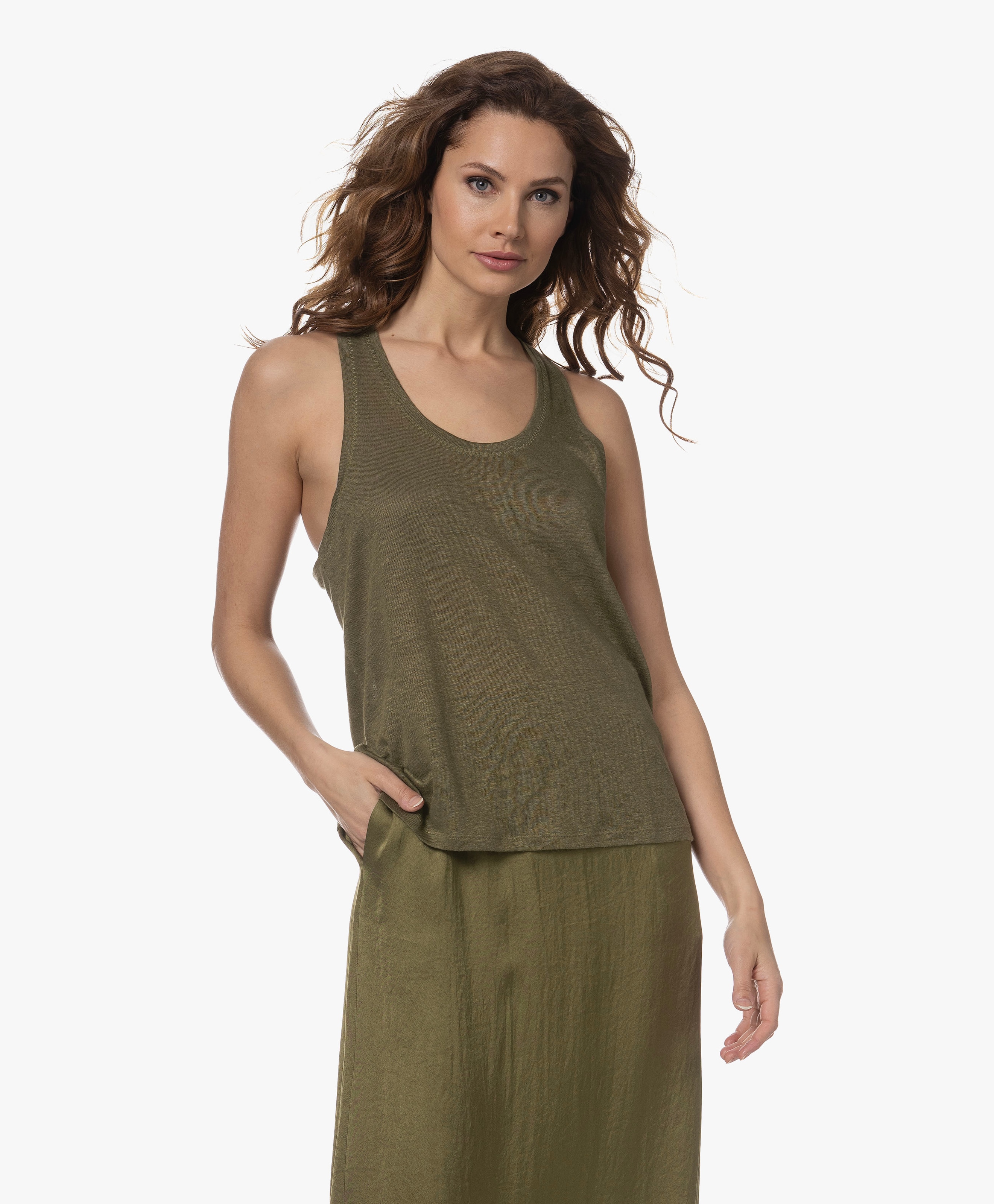Croisette Linnen Tanktop