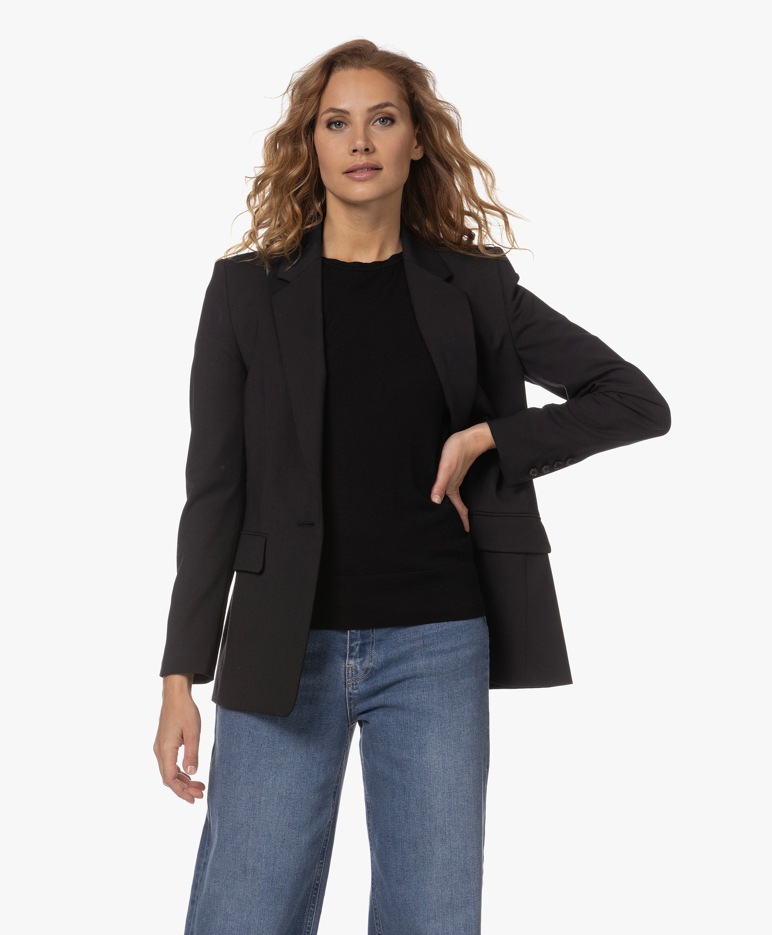 Atlin Virgin Wool Blend Blazer