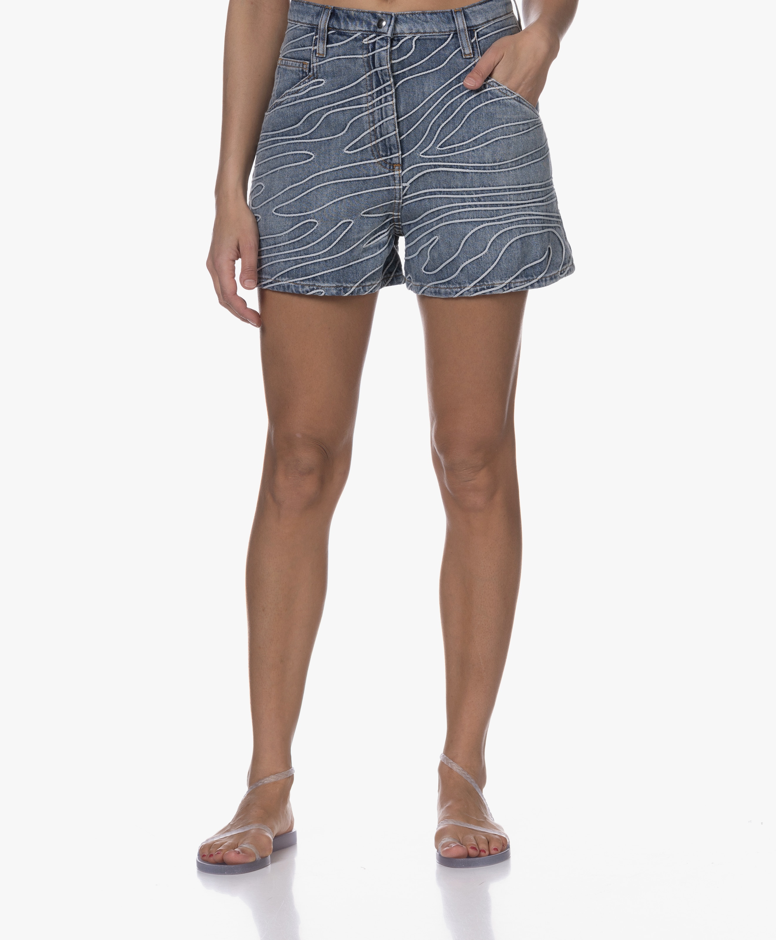 Viny Denim Shorts