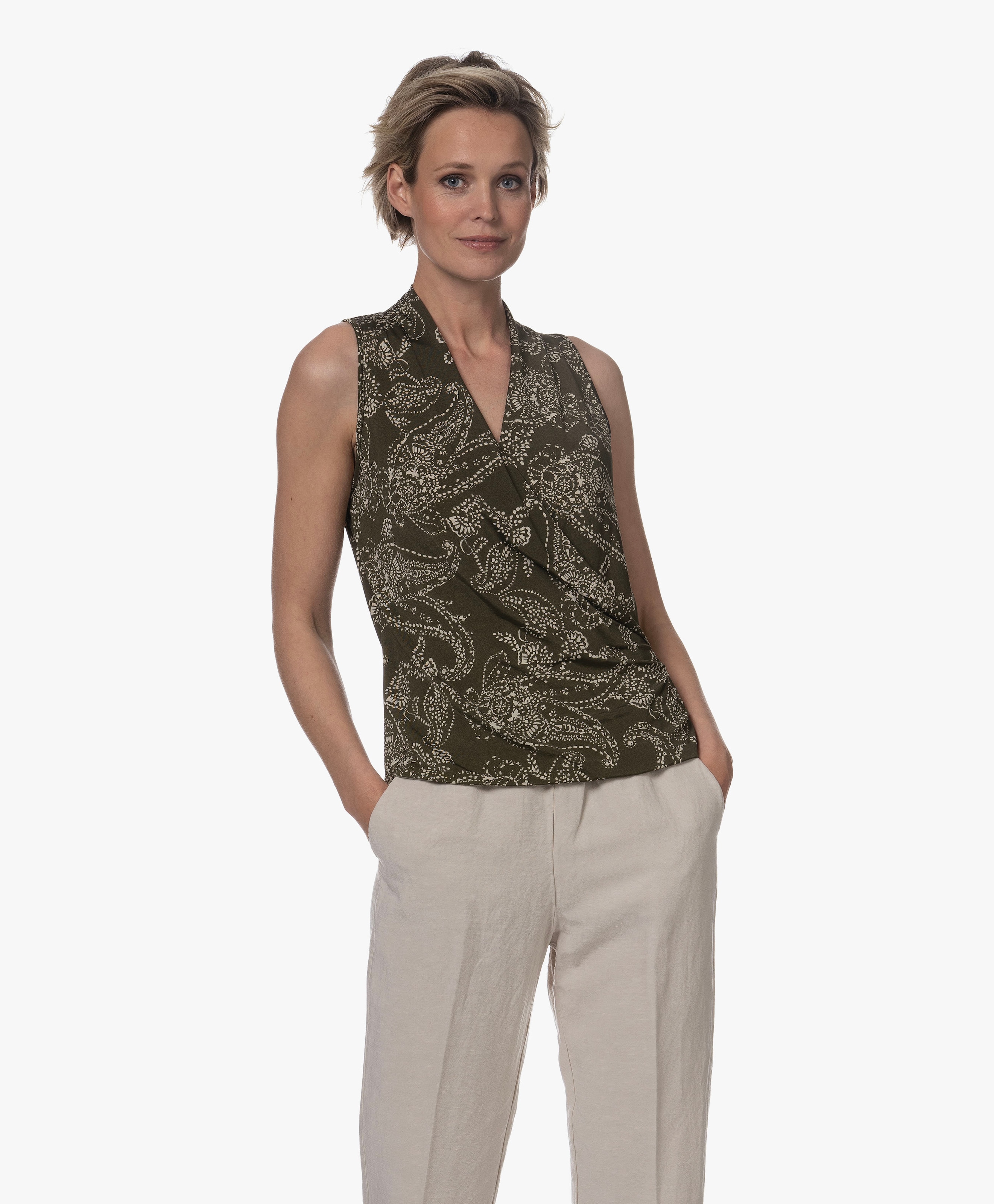Paisley Cache-coeur Top