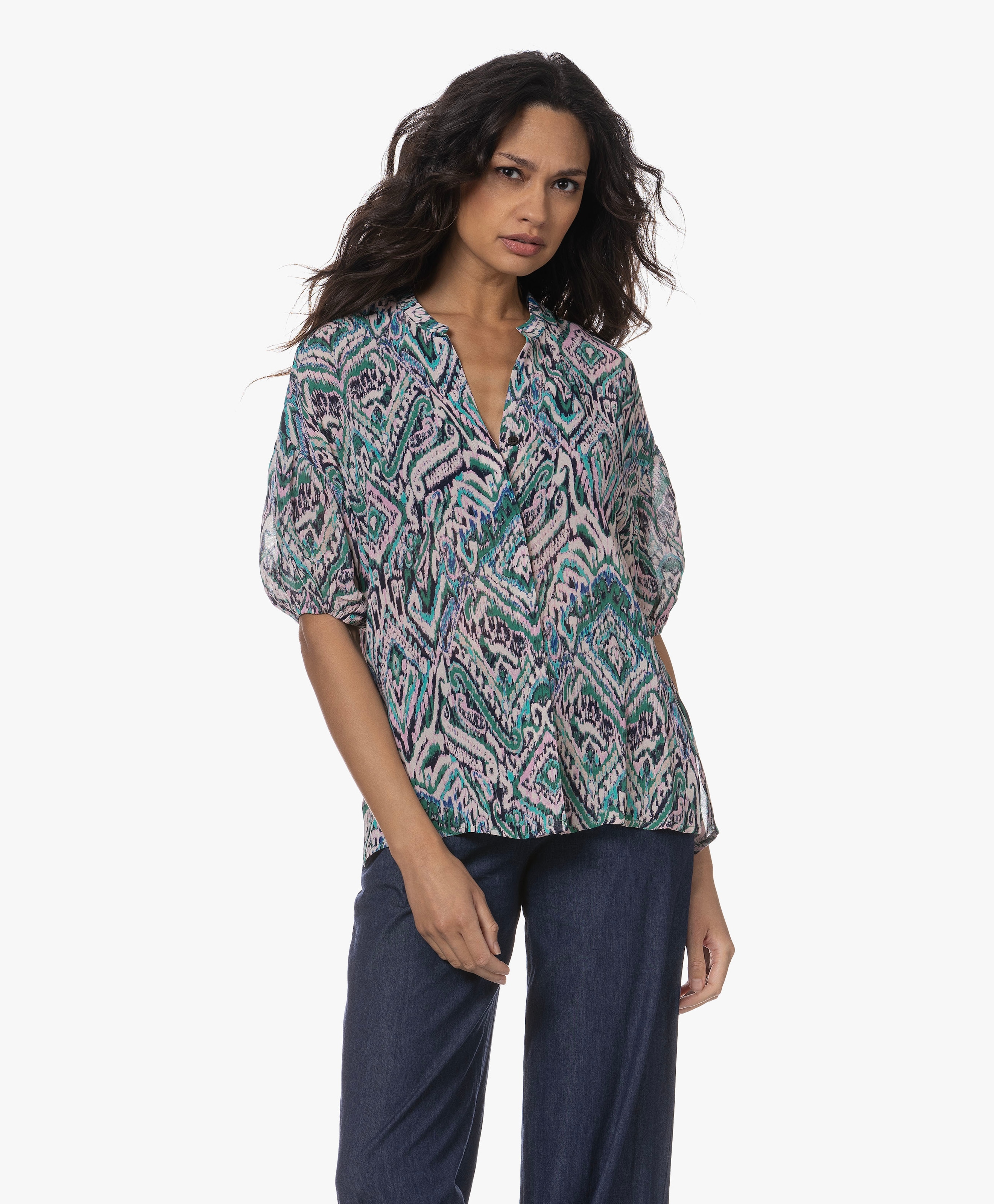 Titia Viscose Print Blouse