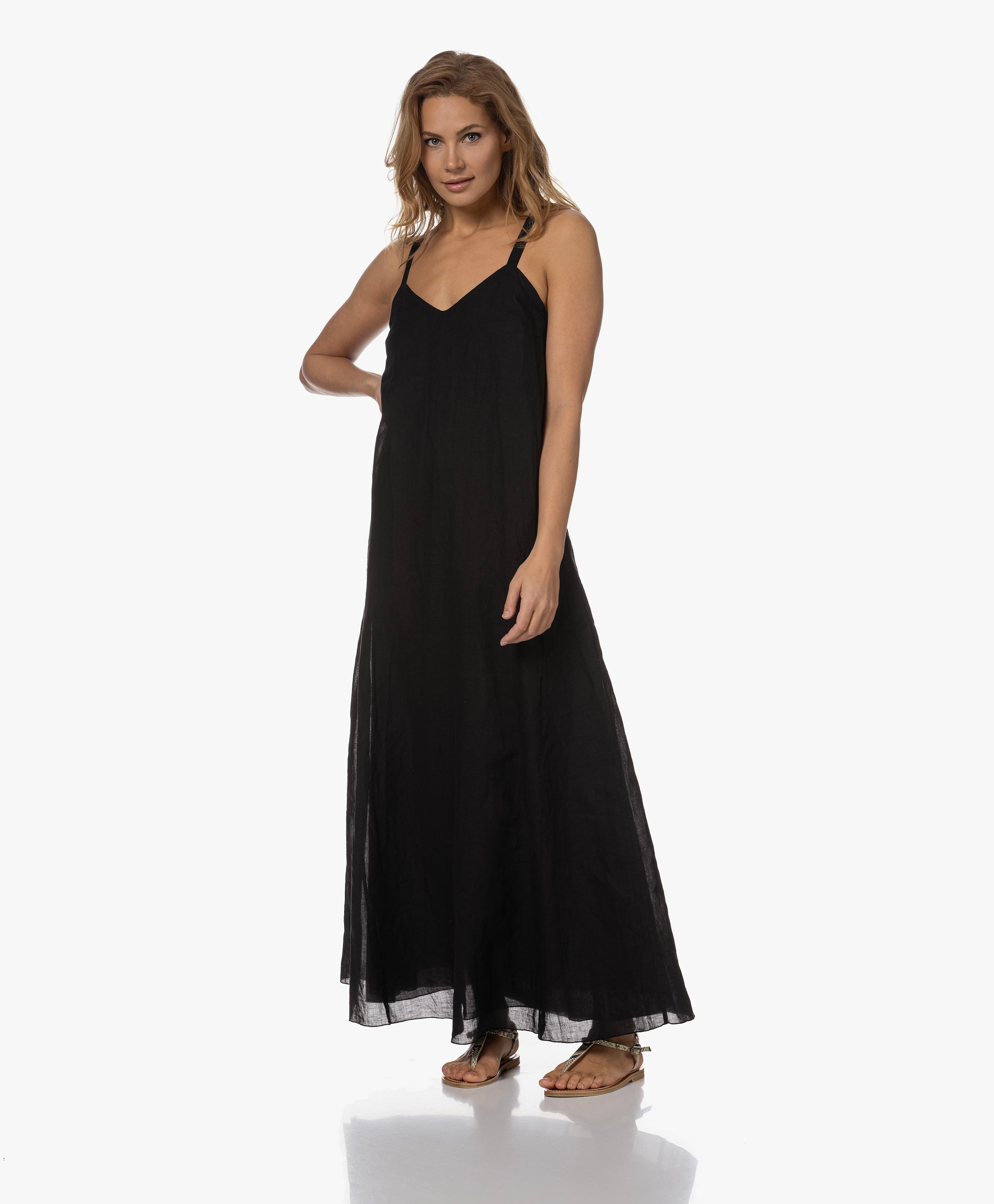 Linnenmix Maxi Jurk