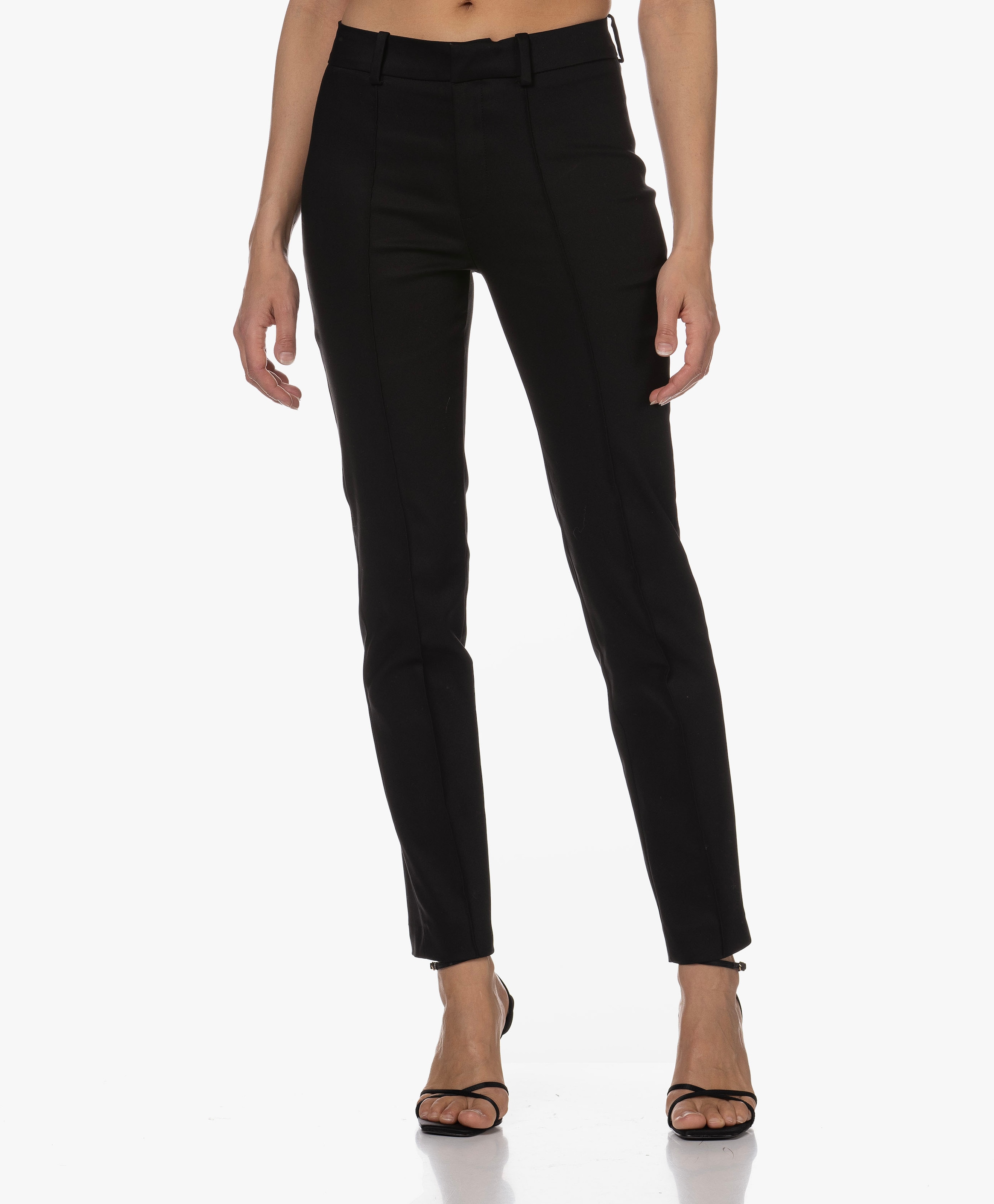 Act Katoenmix Pantalon met Stretch