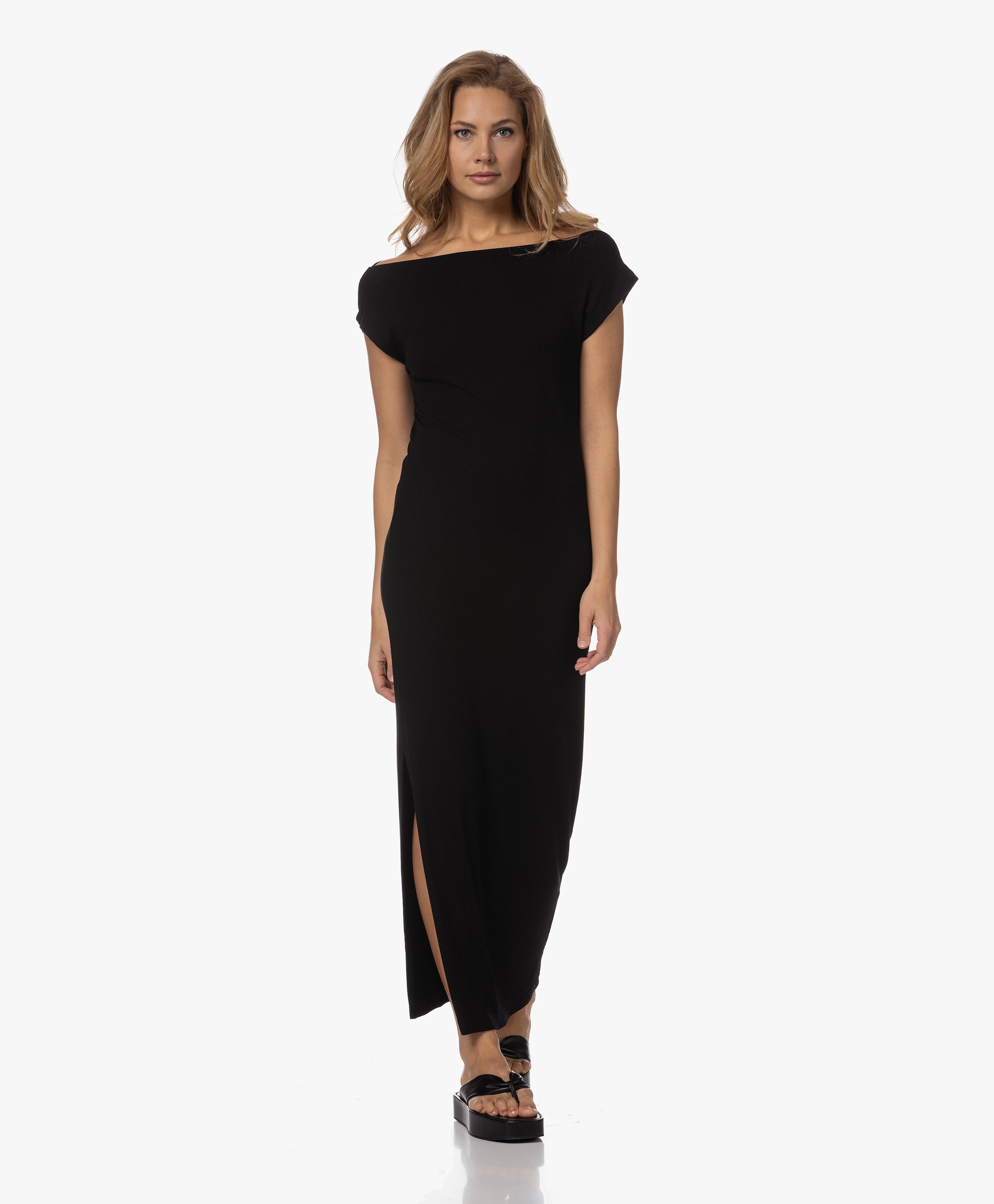 Lewis Rib Jersey Jurk
