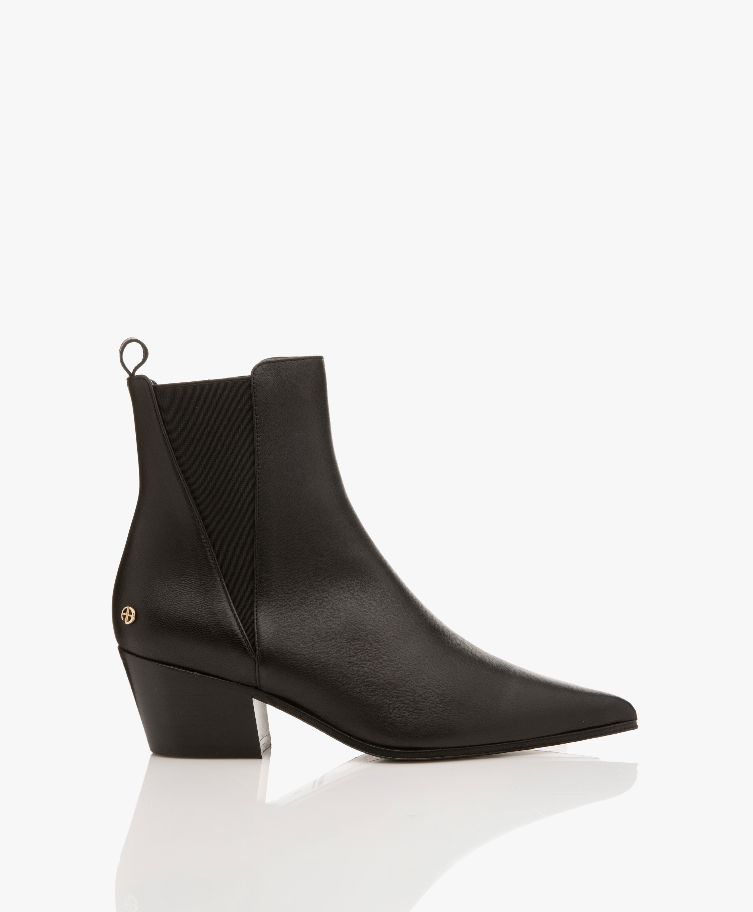 Sky Leather Ankle Boots