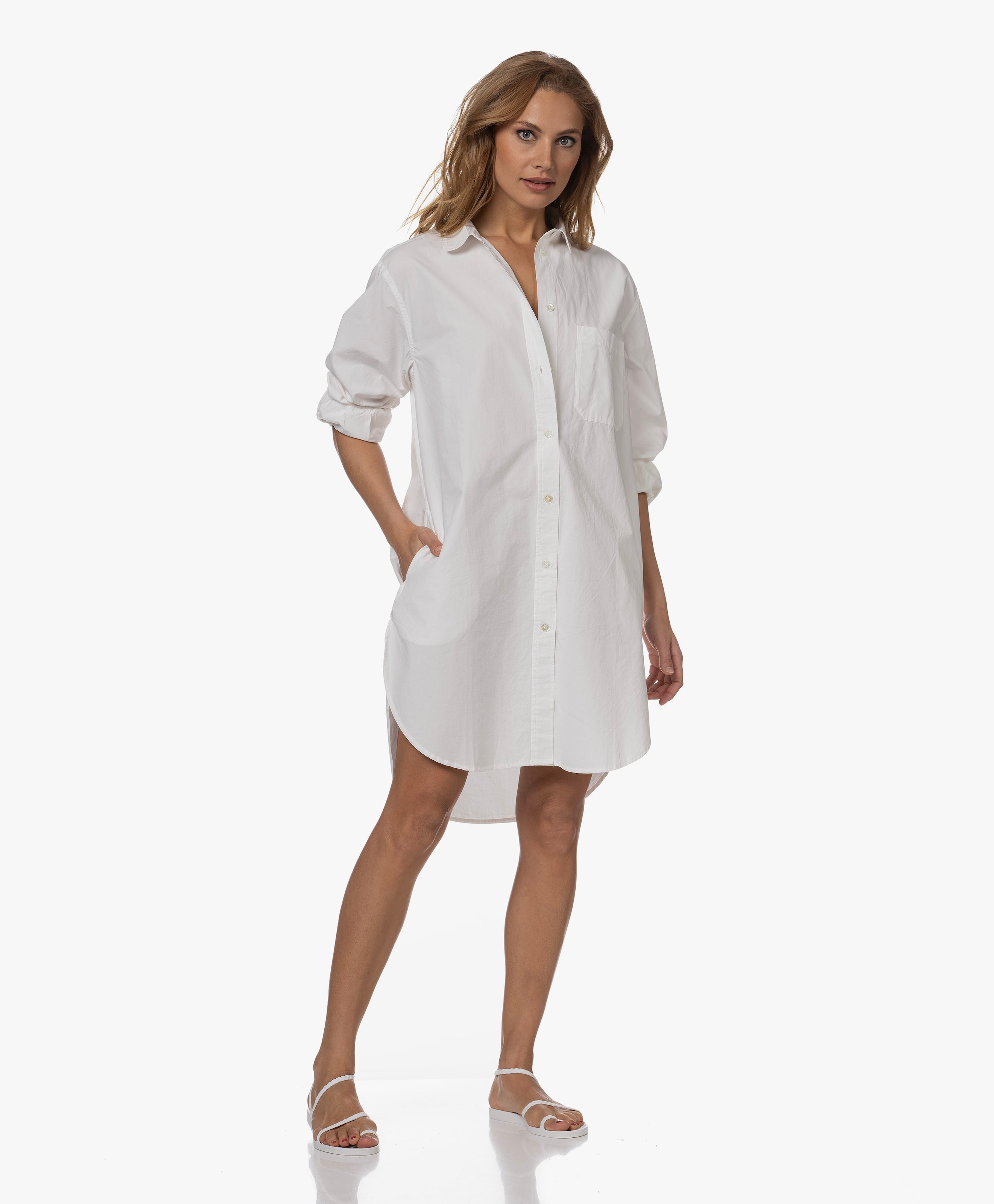 Isabel Poplin Overhemd Tuniek