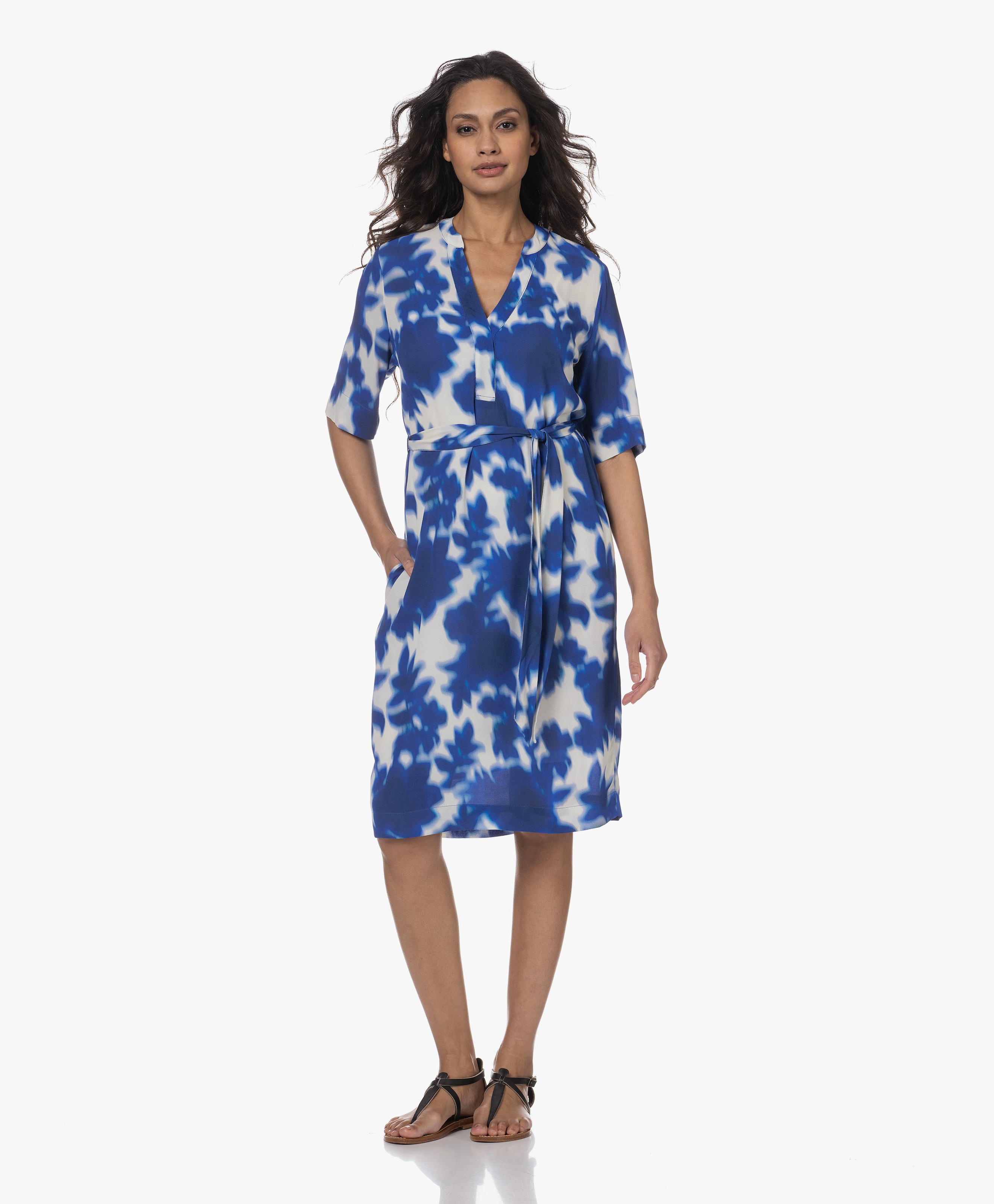 Kim Viscose Print Jurk