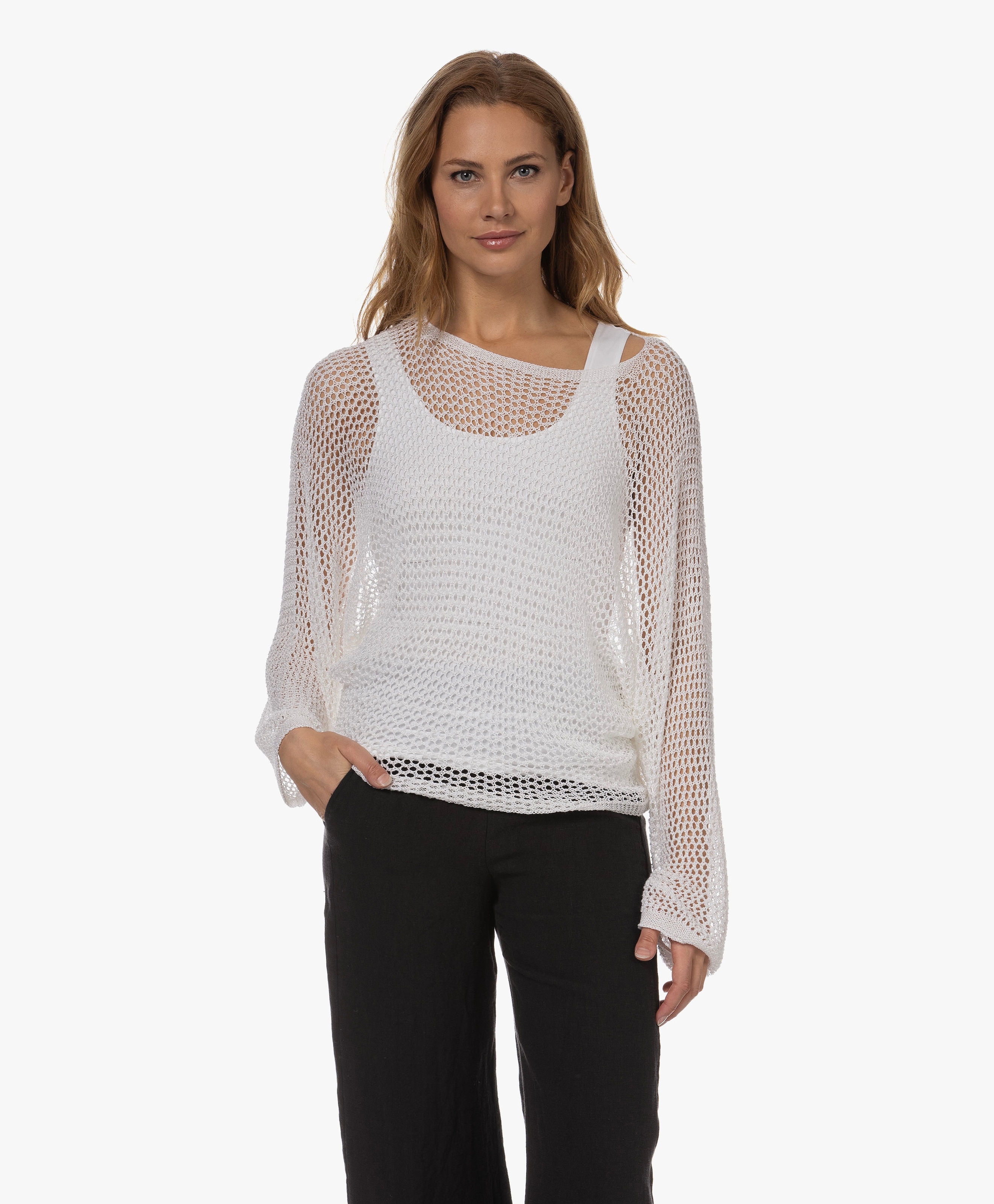 Crochet Mesh Trui
