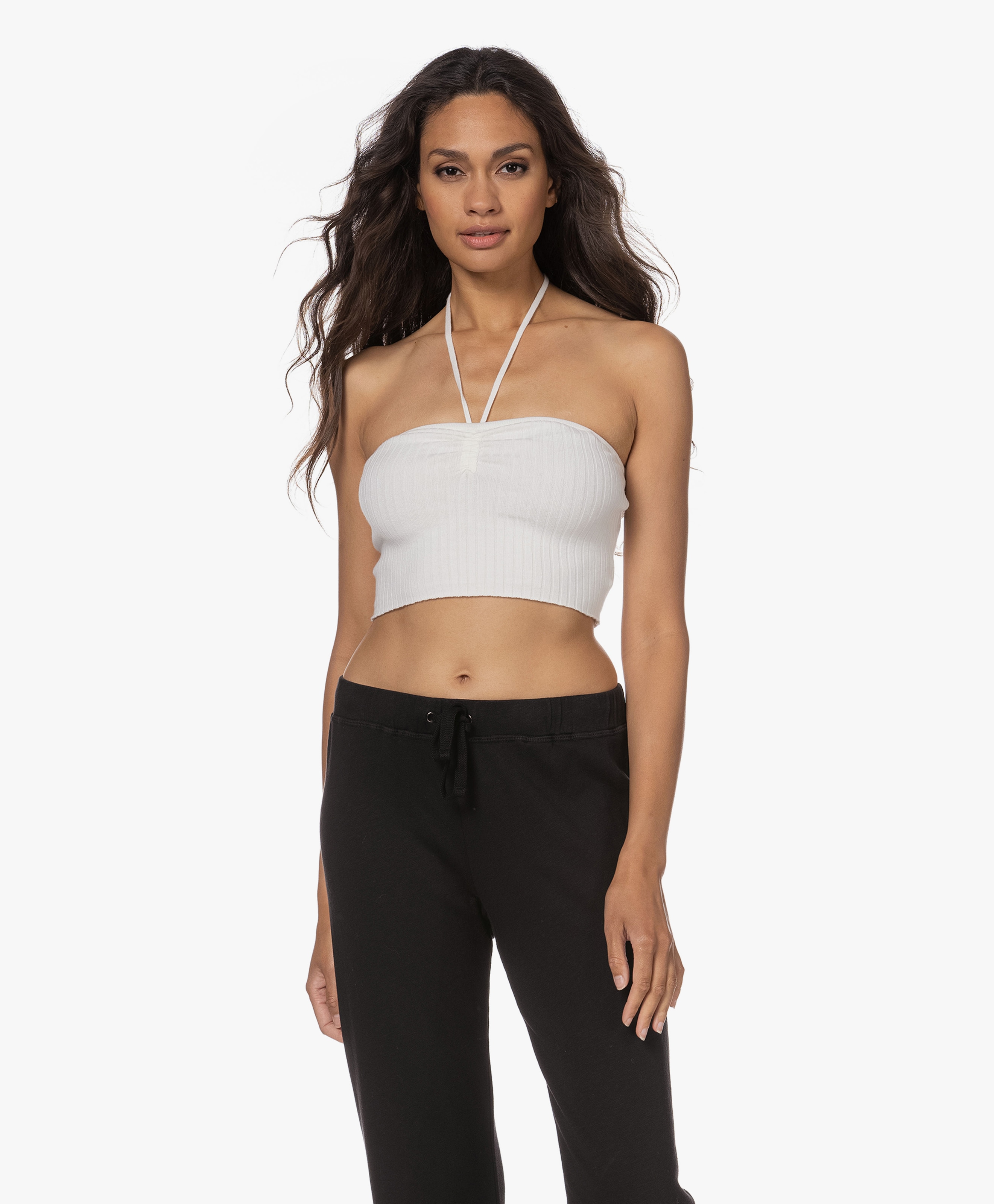 Paulette Rib Gebreide Halter Top