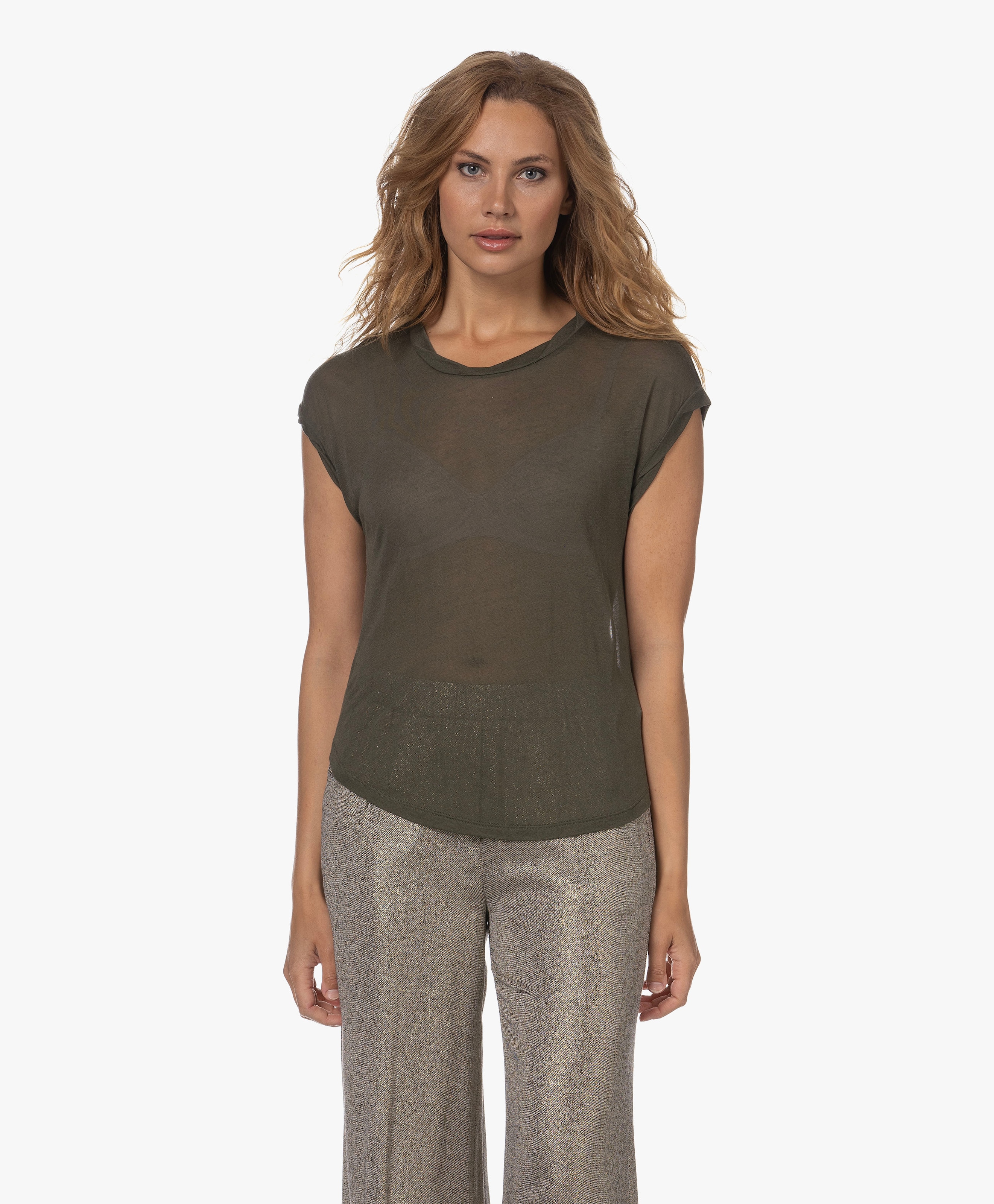 Modal-Cashmere T-shirt